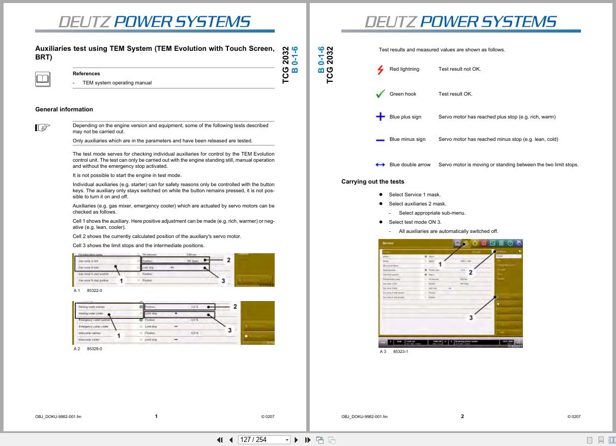 Deutz Engine TCG2032 Operation Manual 02999105 2