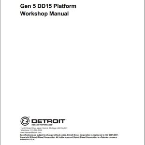 Freightliner Cascadia 2022 2026 Gen5 Engine Workshop Manual 1