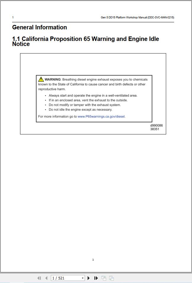 Freightliner Cascadia 2022 2026 Gen5 Engine Workshop Manual 2