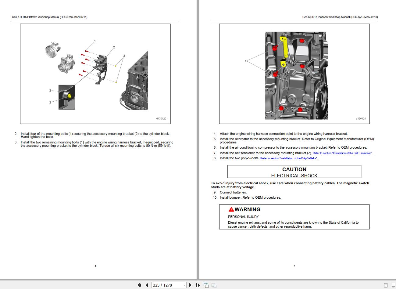 Freightliner Cascadia 2022 2026 Gen5 Engine Workshop Manual 3