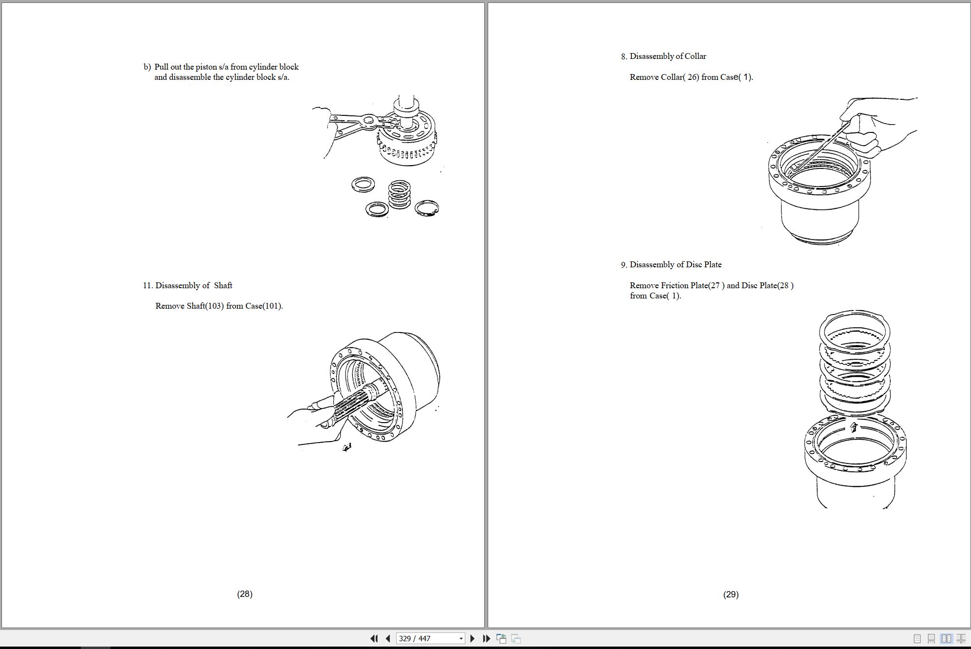Gradall Excavator XL2200 Operators Parts Service Manual (2)
