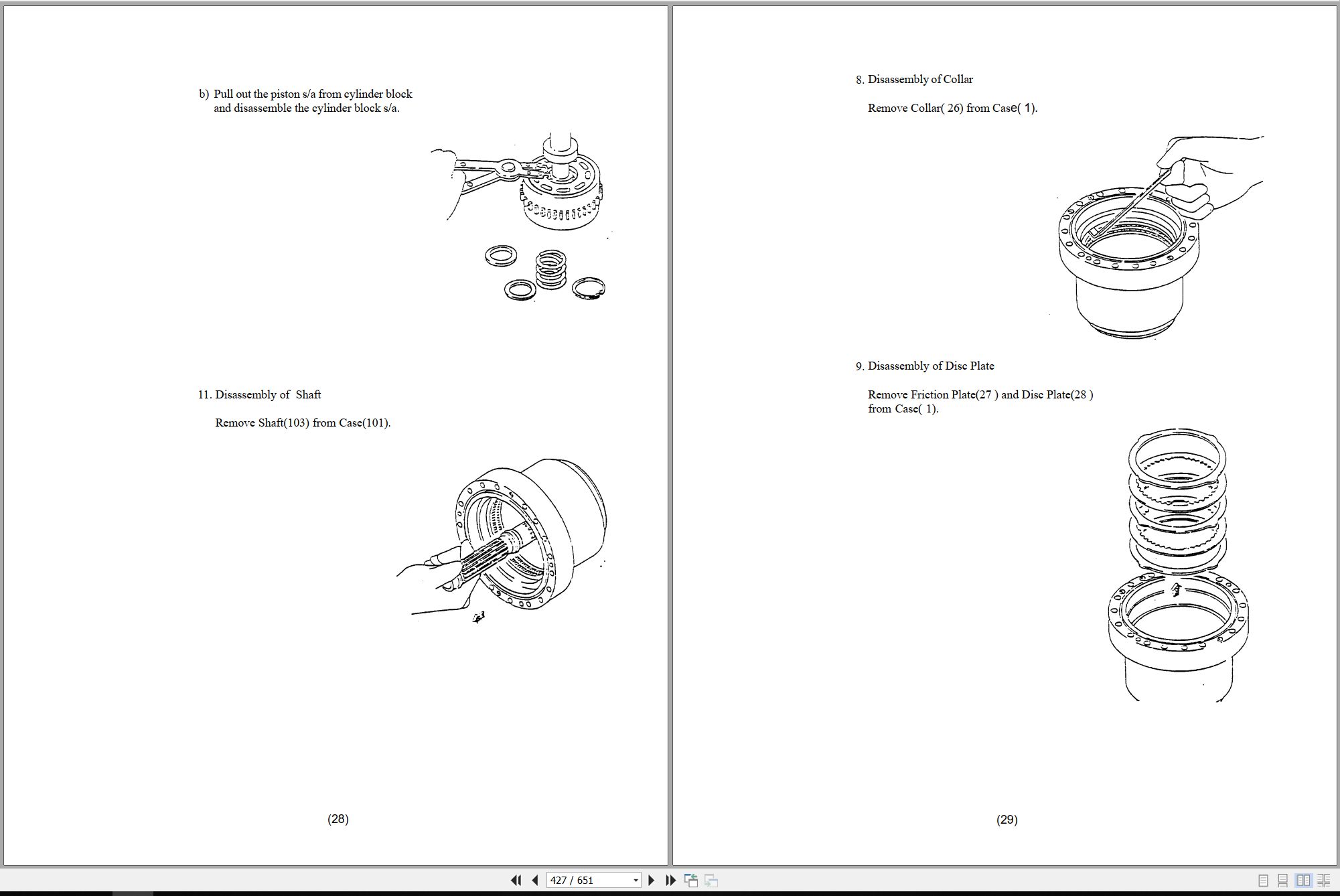 Gradall Excavator XL2210 Operators Parts Service Manual (2)