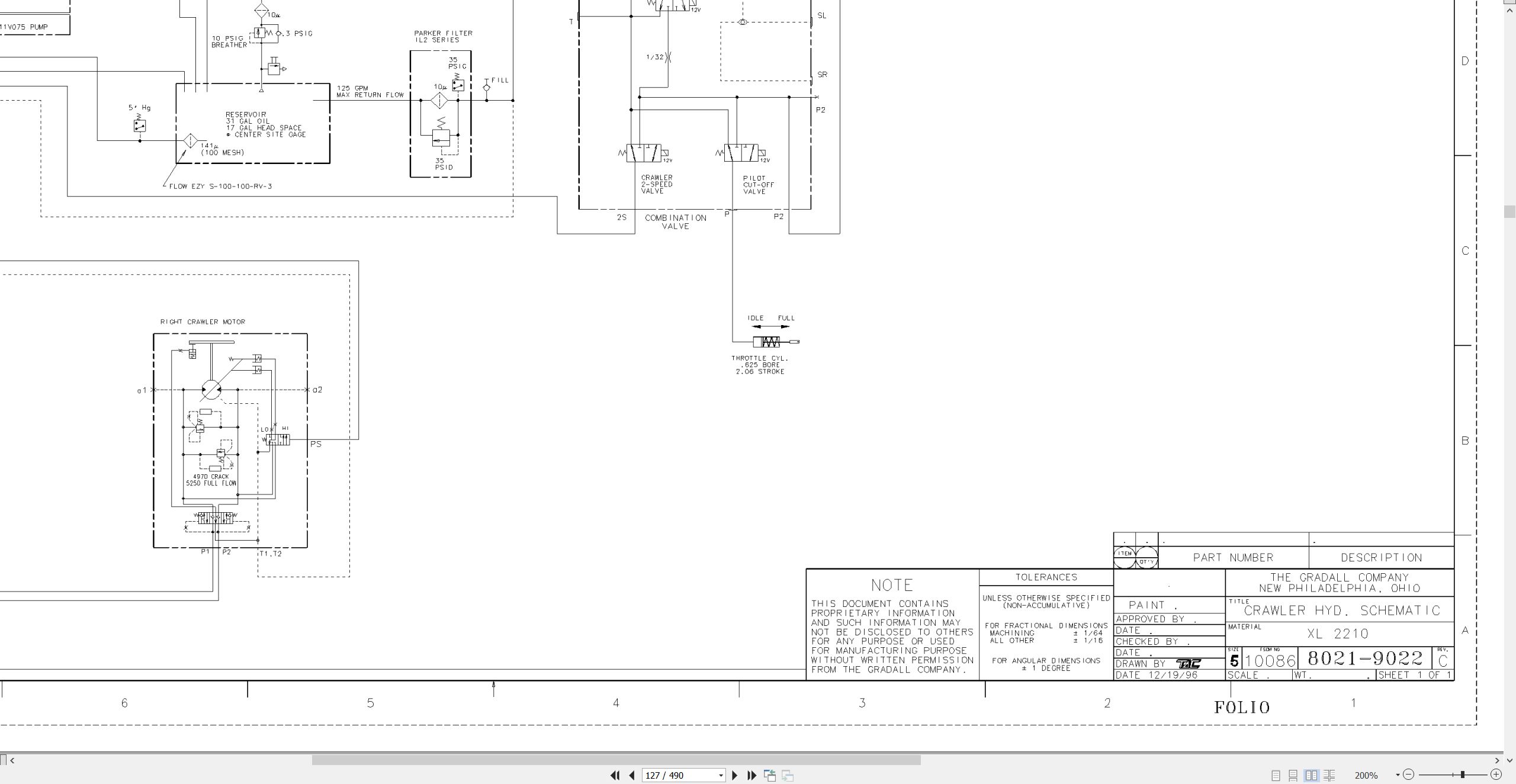 Gradall Excavator XL2210SI Operators Service Manual (3)