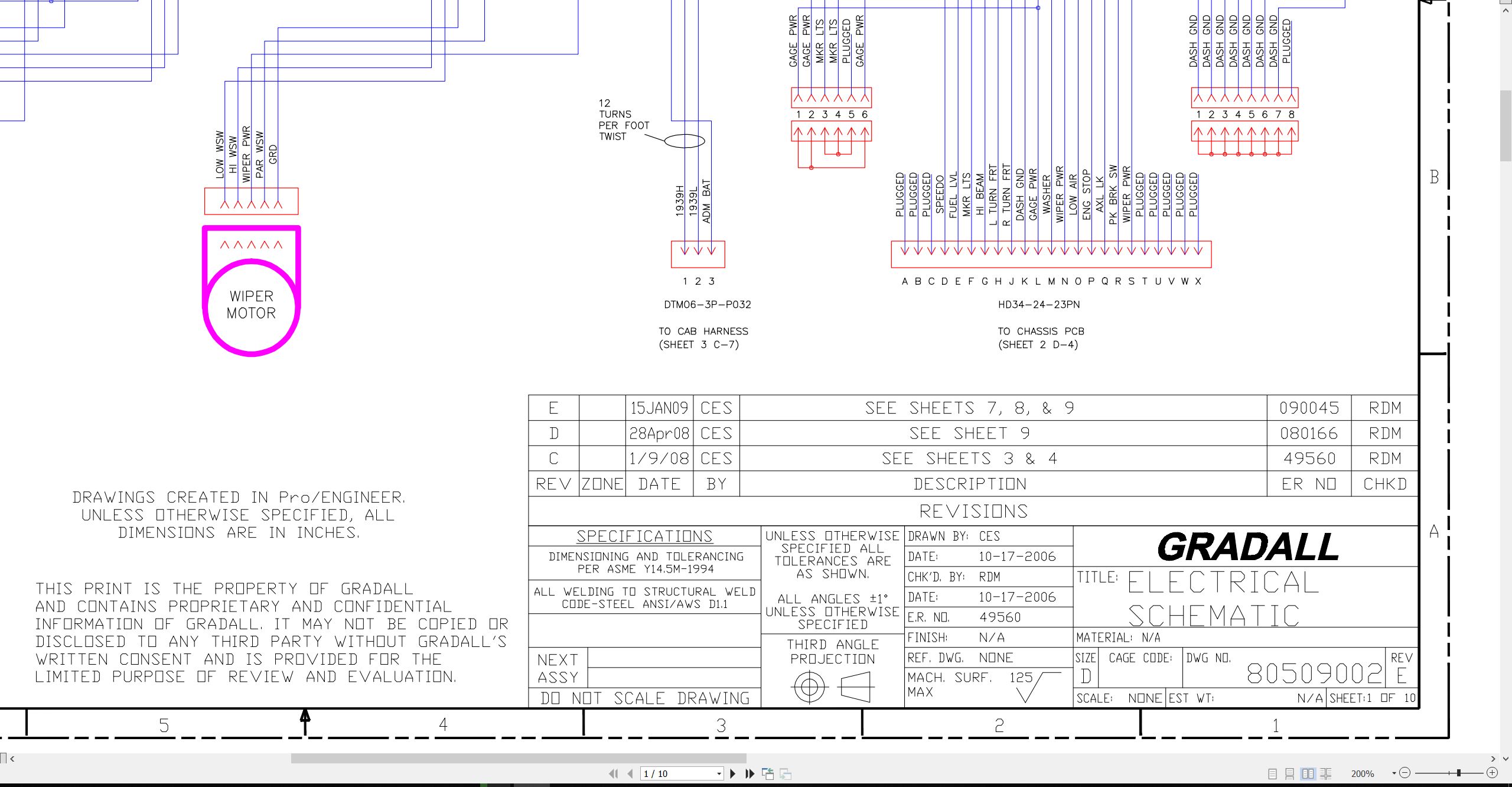 Gradall Excavator XL3100 Operators Parts Service Manual (3)