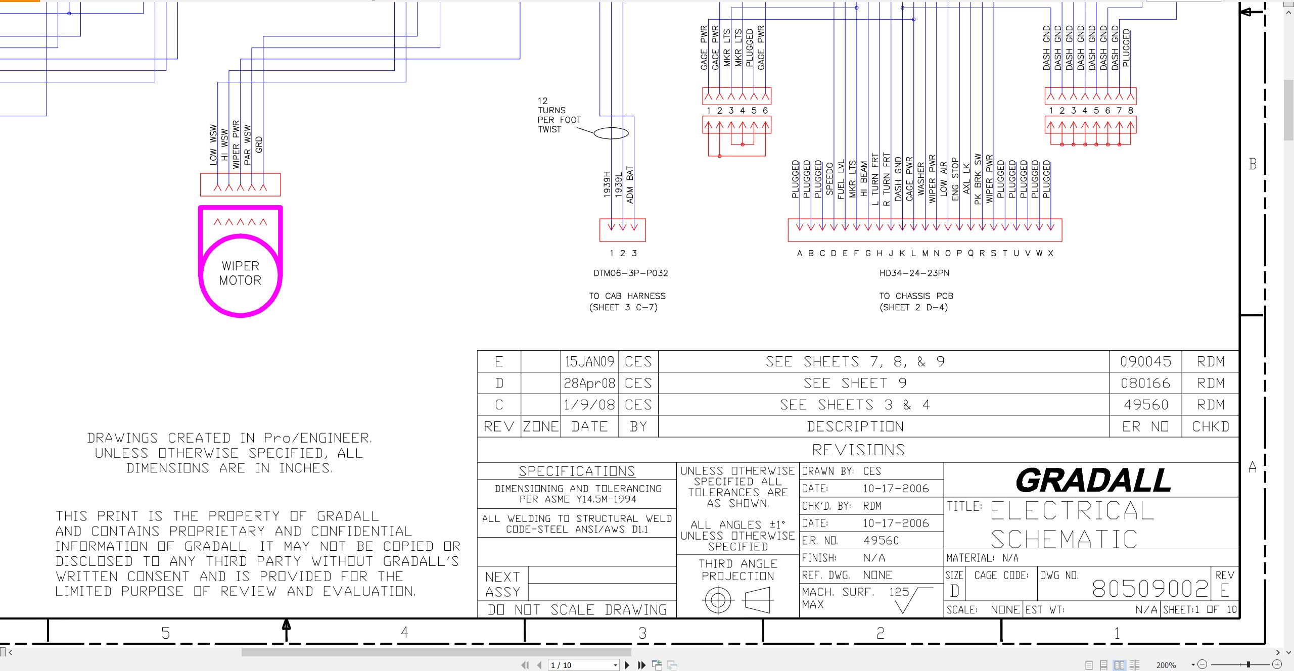 Gradall Excavator XL3100III Operators Parts Service Manual (3)