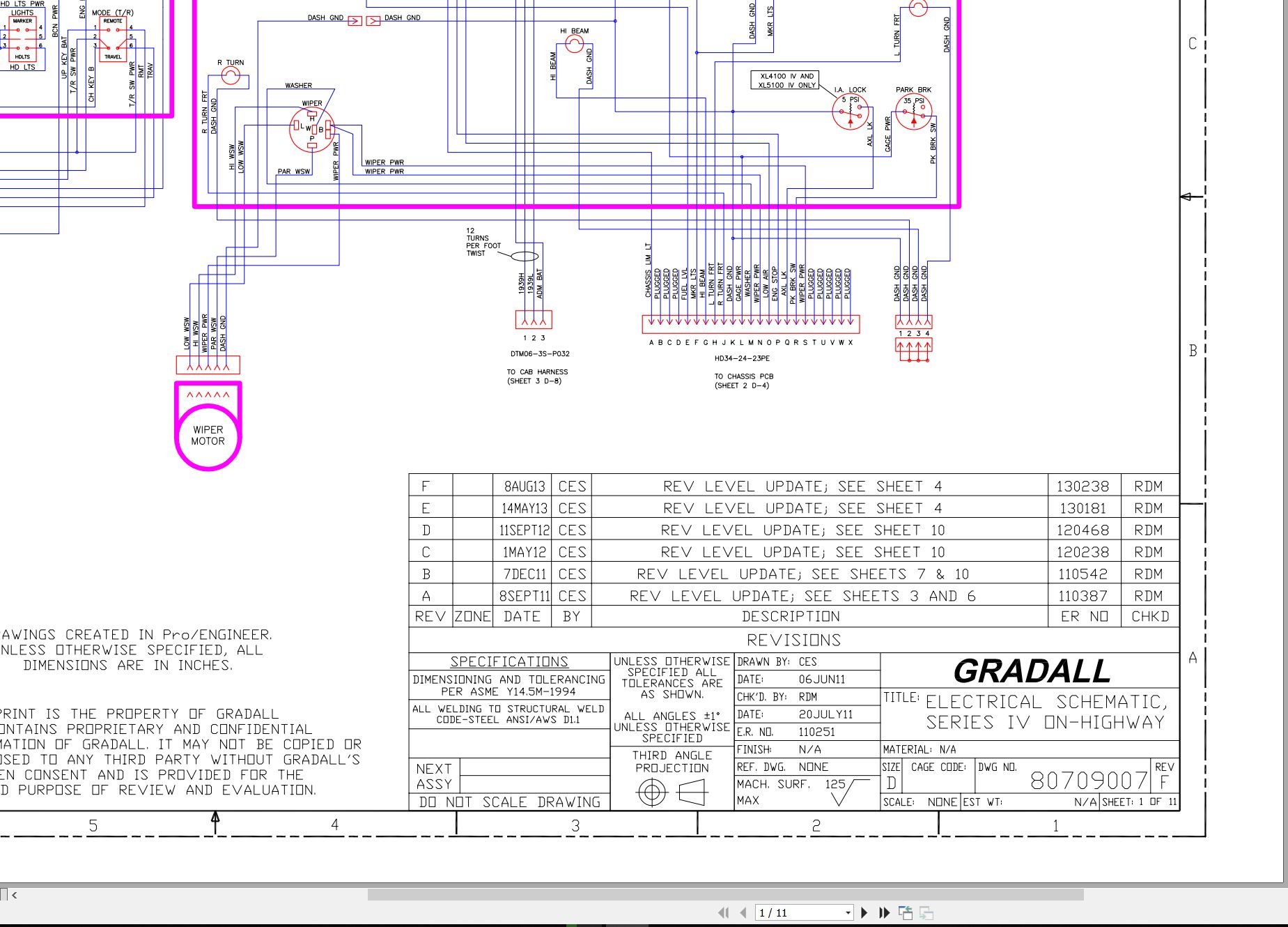 Gradall Excavator XL3100IV Operators Service Manual EN ES KO (3)