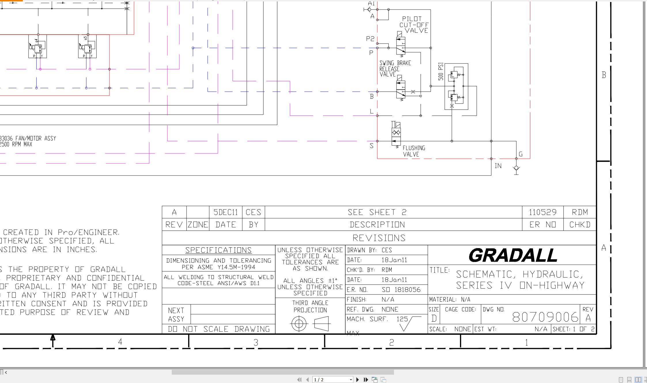Gradall Excavator XL3100IV Operators Service Manual EN ES KO (4)