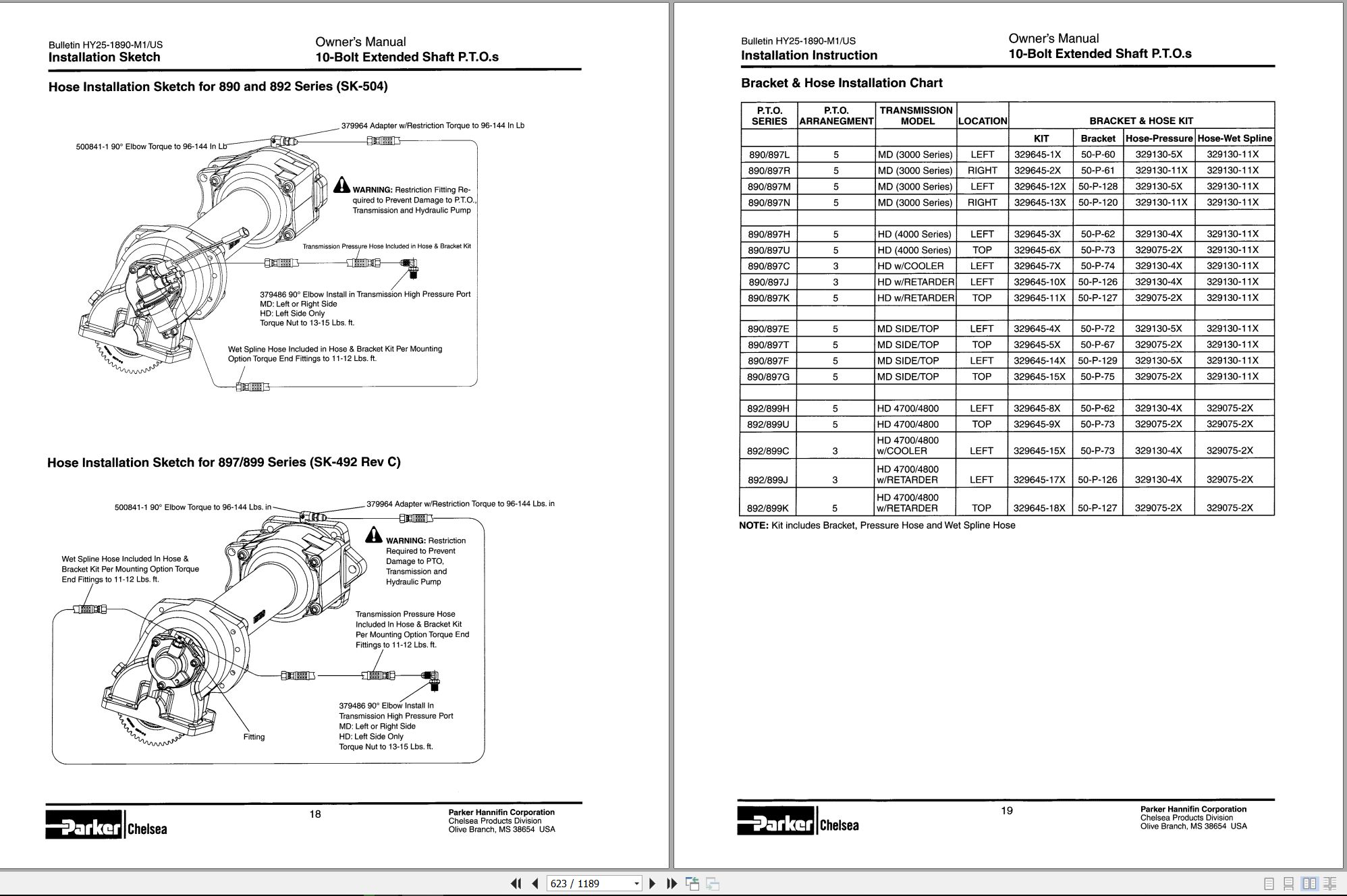 Gradall Excavator XL3100V Operators Parts Service Manual (2)