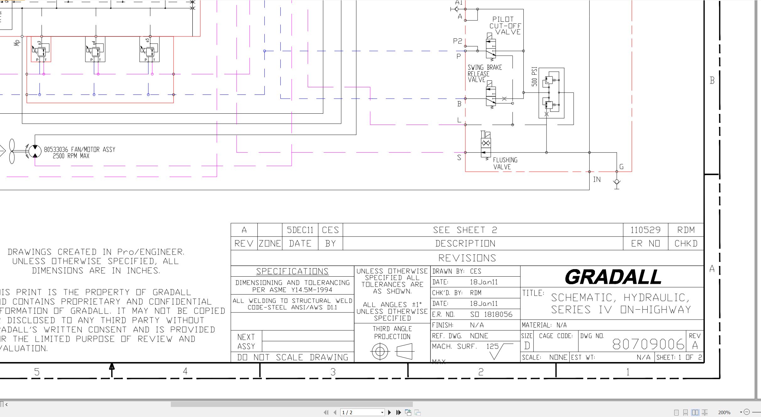 Gradall Excavator XL3100V Operators Parts Service Manual (4)