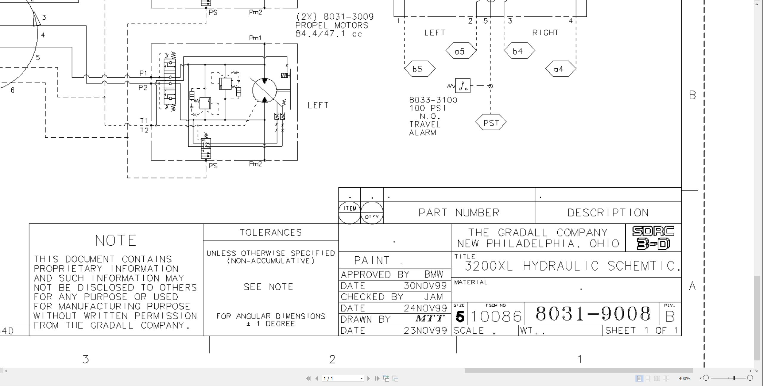 Gradall Excavator XL3200 Operators Parts Service Manual (4)