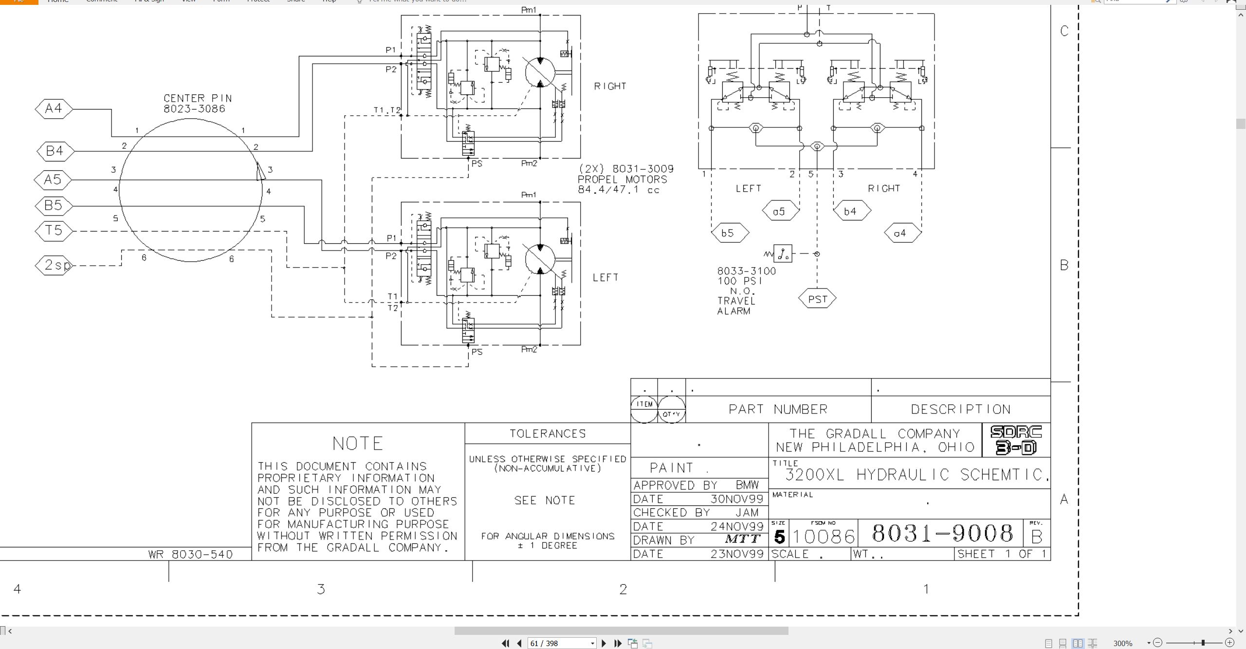 Gradall Excavator XL3200HP Operators Parts Service Manual (4)