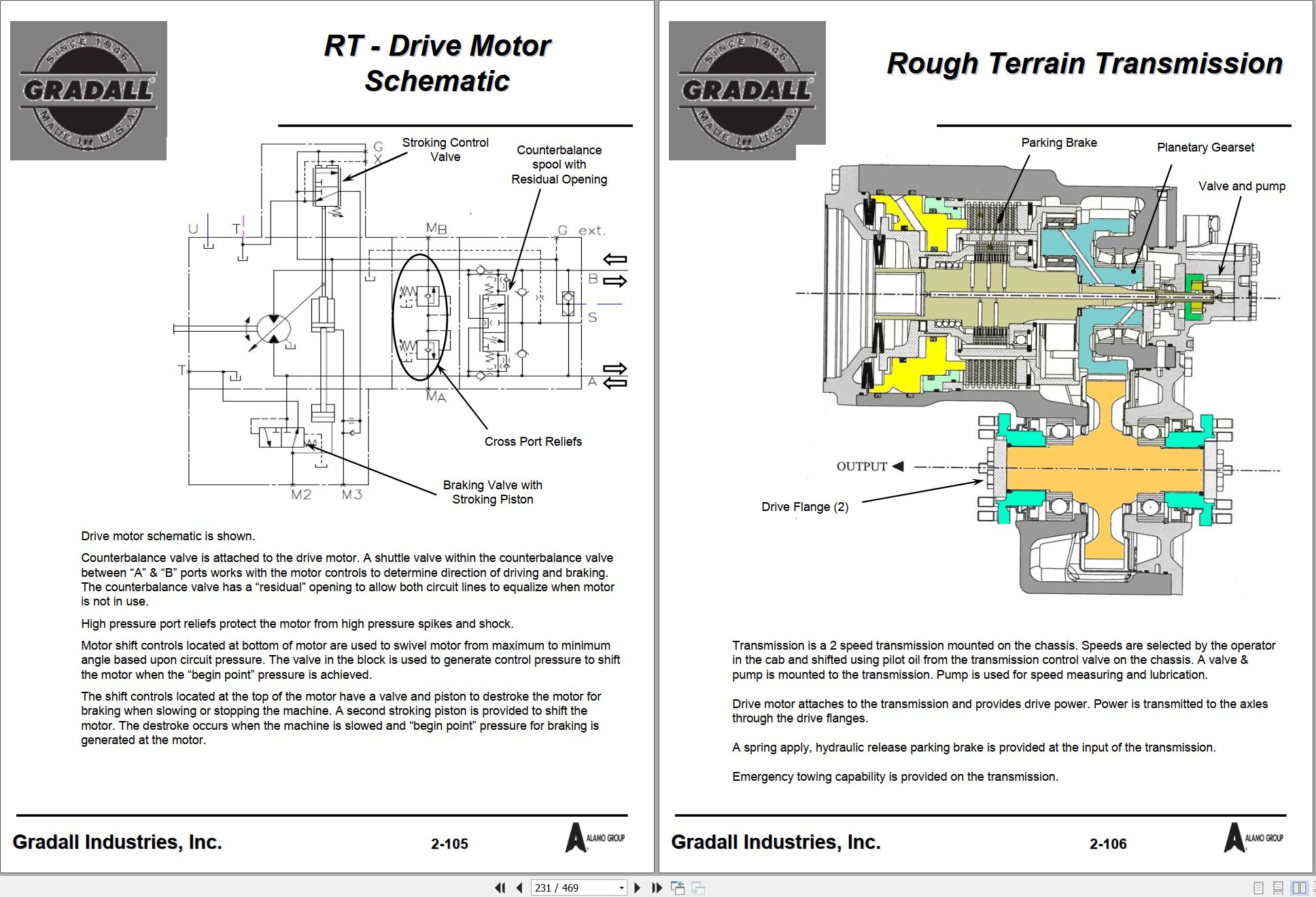 Gradall Excavator XL3200III Operators Parts Service Manual (2)
