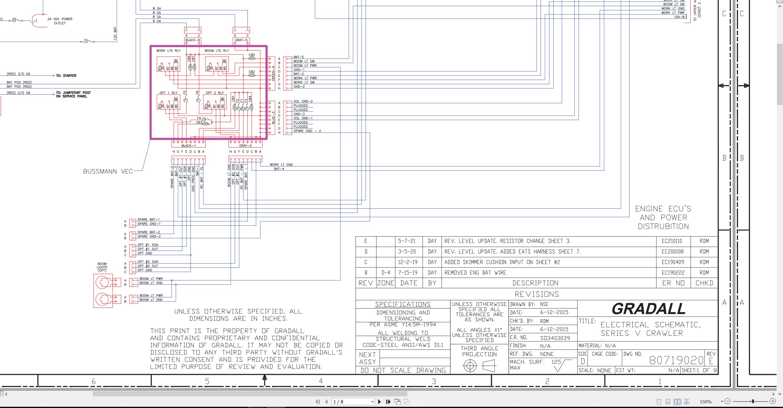 Gradall Excavator XL3200V Operators Parts Service Manual EN FR (3)