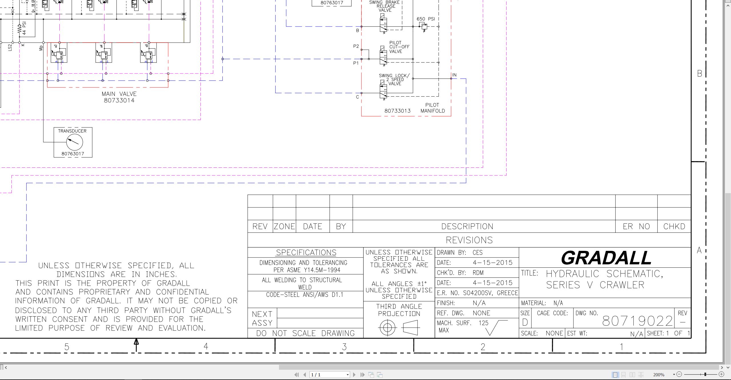 Gradall Excavator XL3210 Operators Parts Service Manual (4)