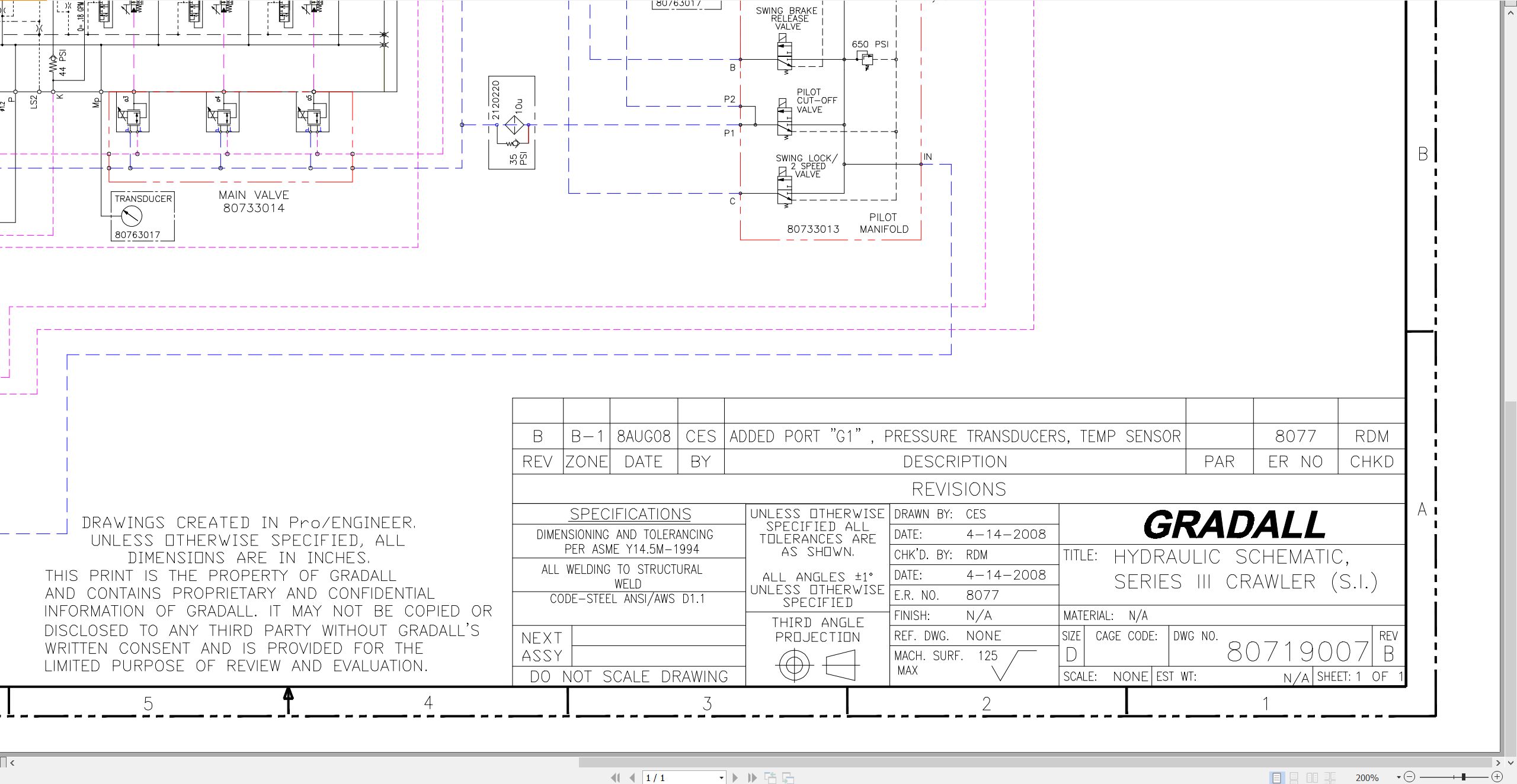 Gradall Excavator XL3210III Operators Parts Service Manual IT EN (4)