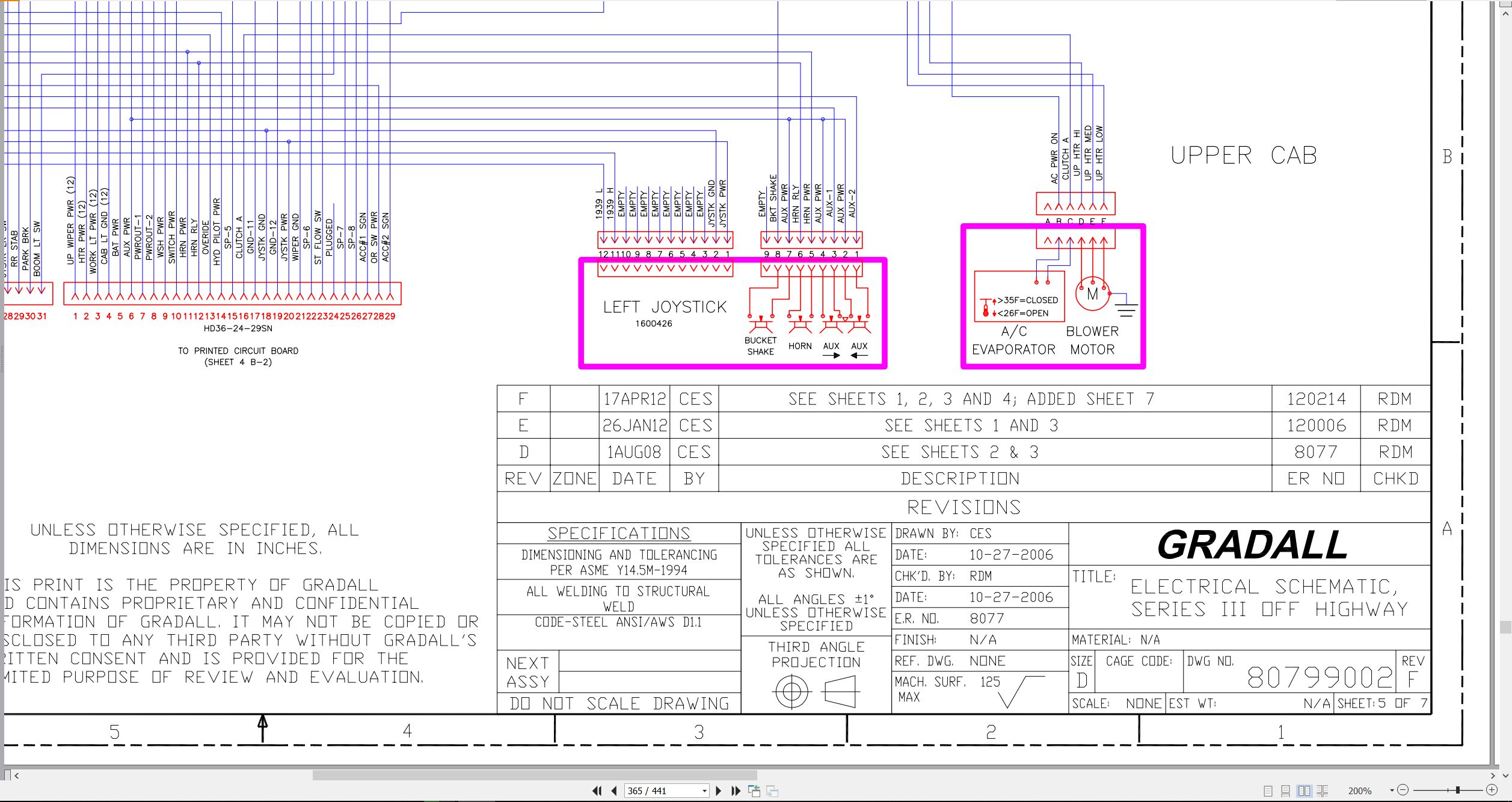 Gradall Excavator XL3320III Operators Parts Service Manual (2)