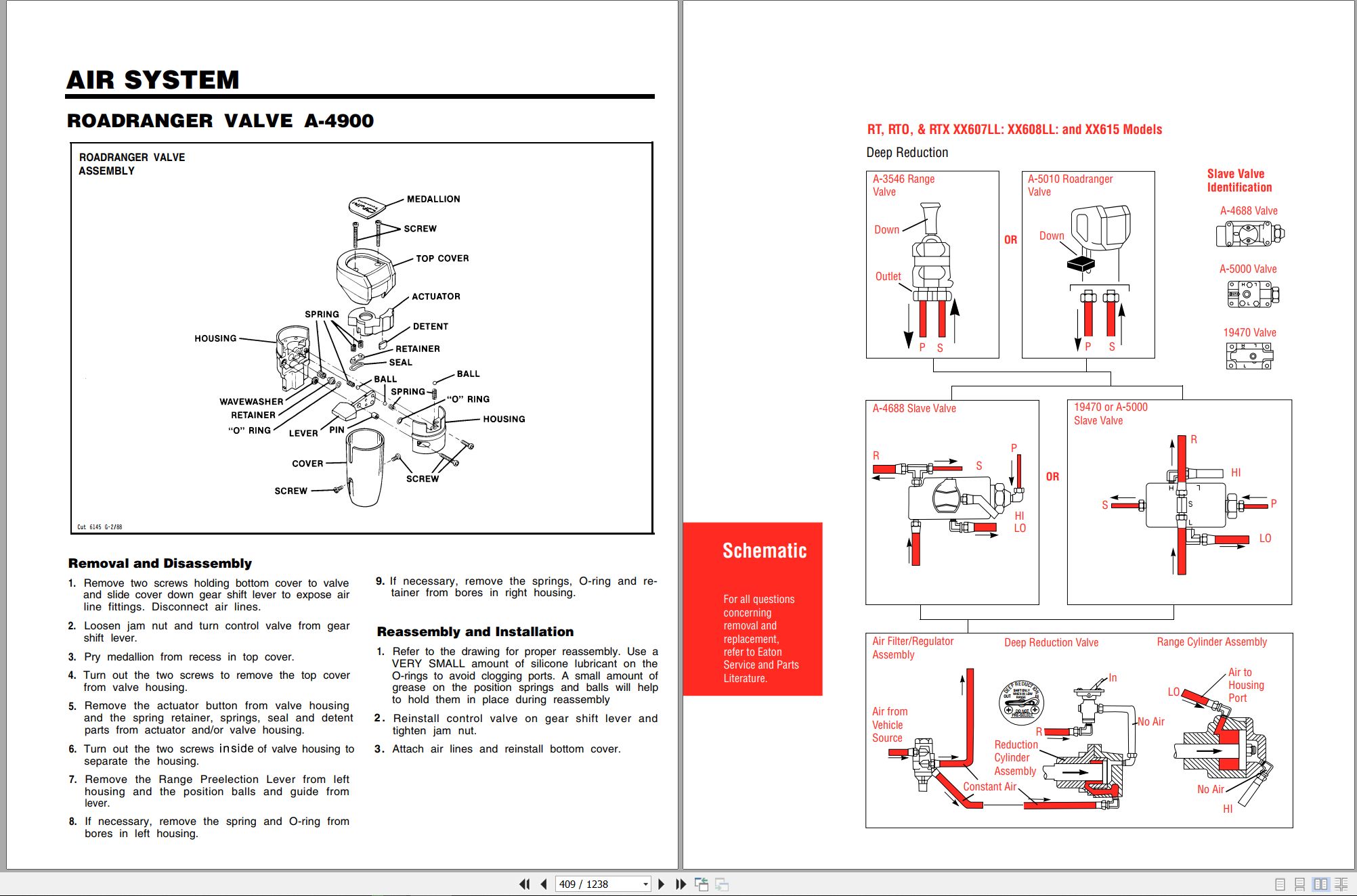 Gradall Excavator XL4100II Operators Parts Service Manual (2)