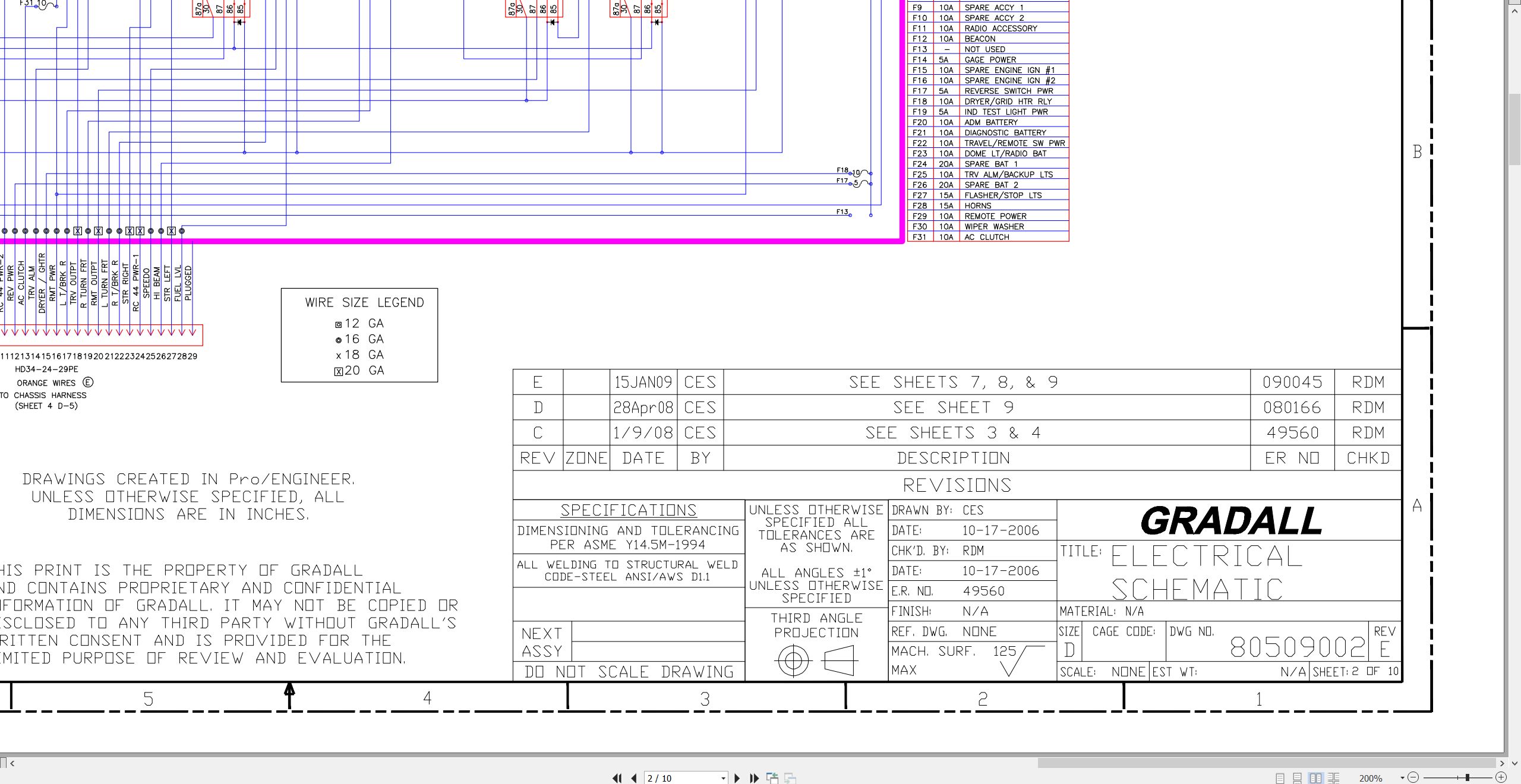 Gradall Excavator XL4100III Operators Parts Service Manual (3)