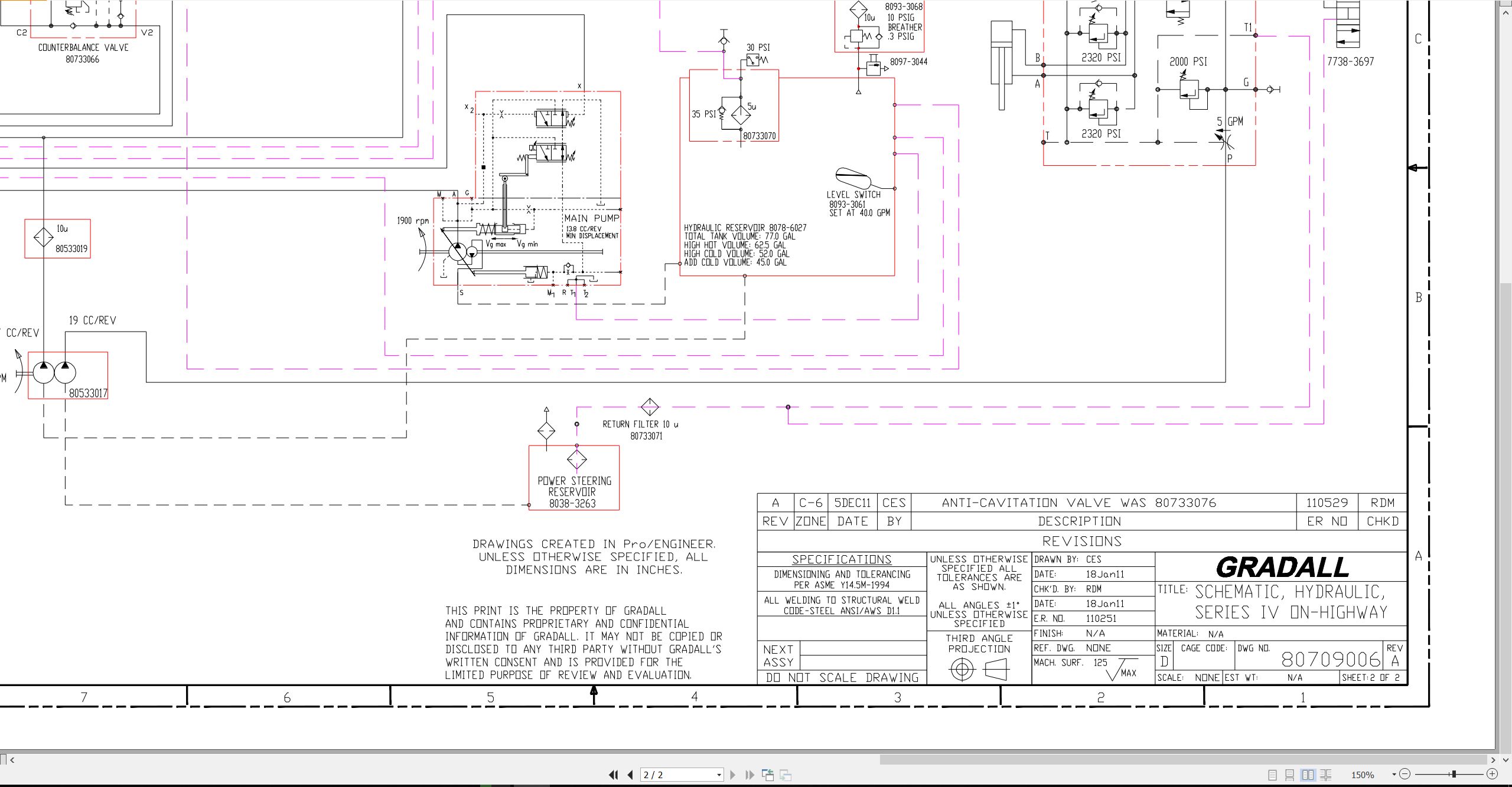 Gradall Excavator XL4100IV Operators Parts Service Manual KO EN ES (4)