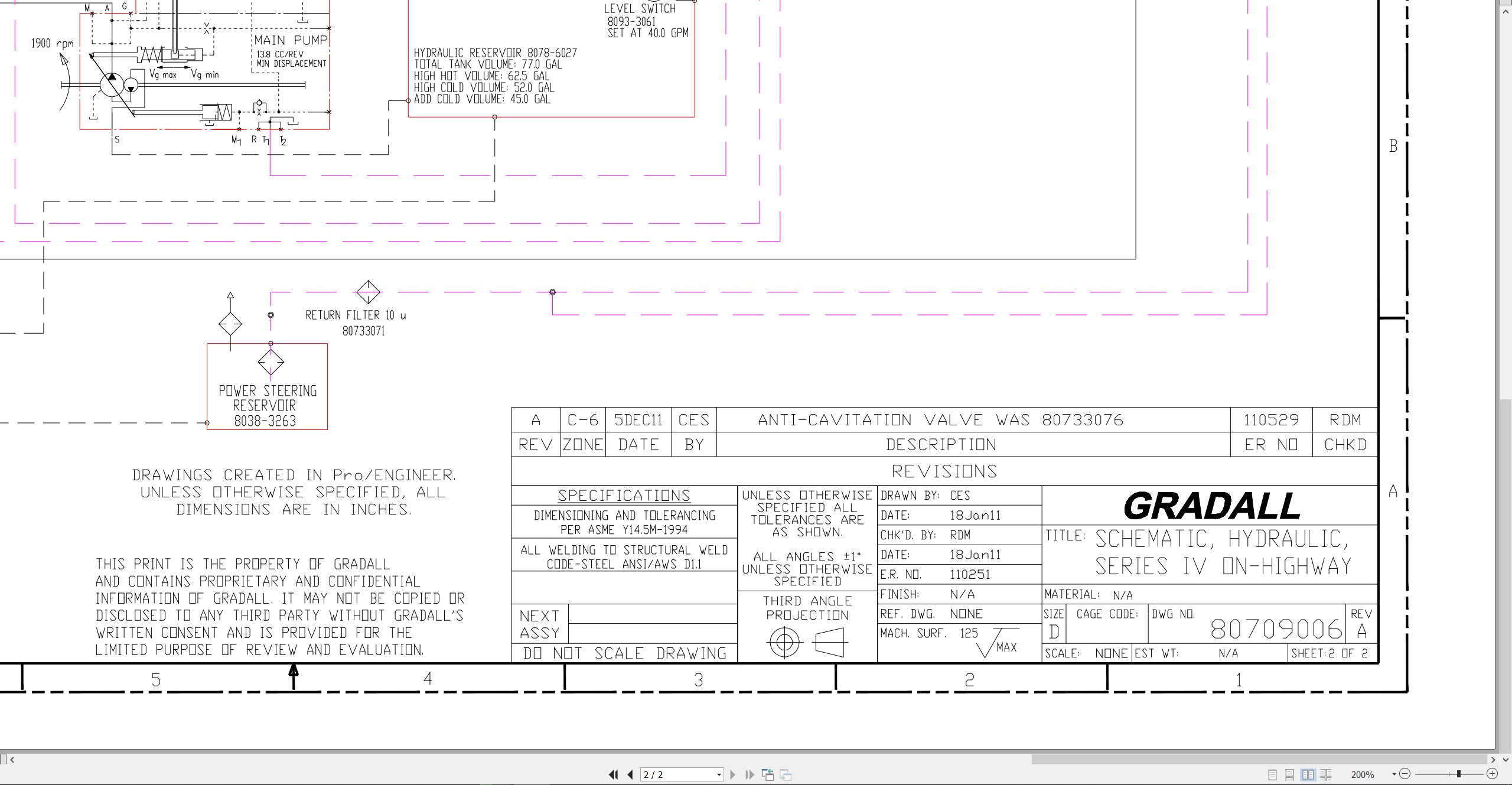 Gradall Excavator XL4100V Operators Parts Service Manual (4)