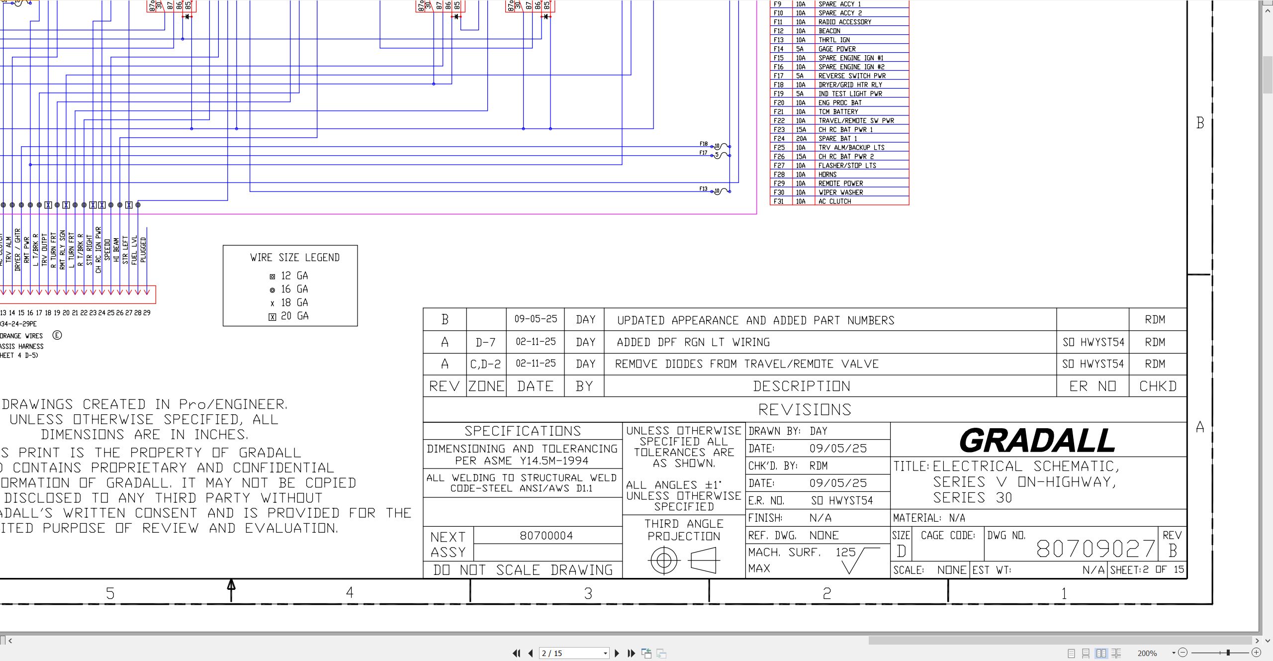 Gradall Excavator XL4130V Operators Parts Service Manual (3)