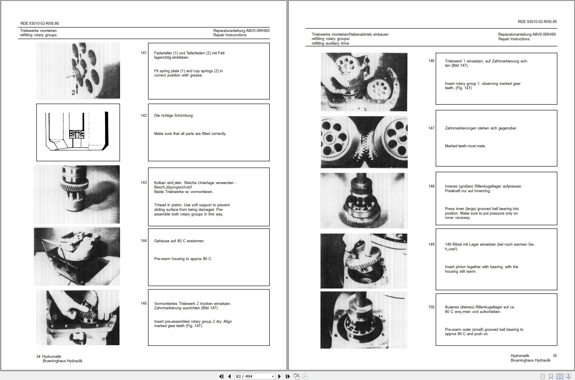 Gradall Excavator XL4200 Operators Parts Service Manual (2)