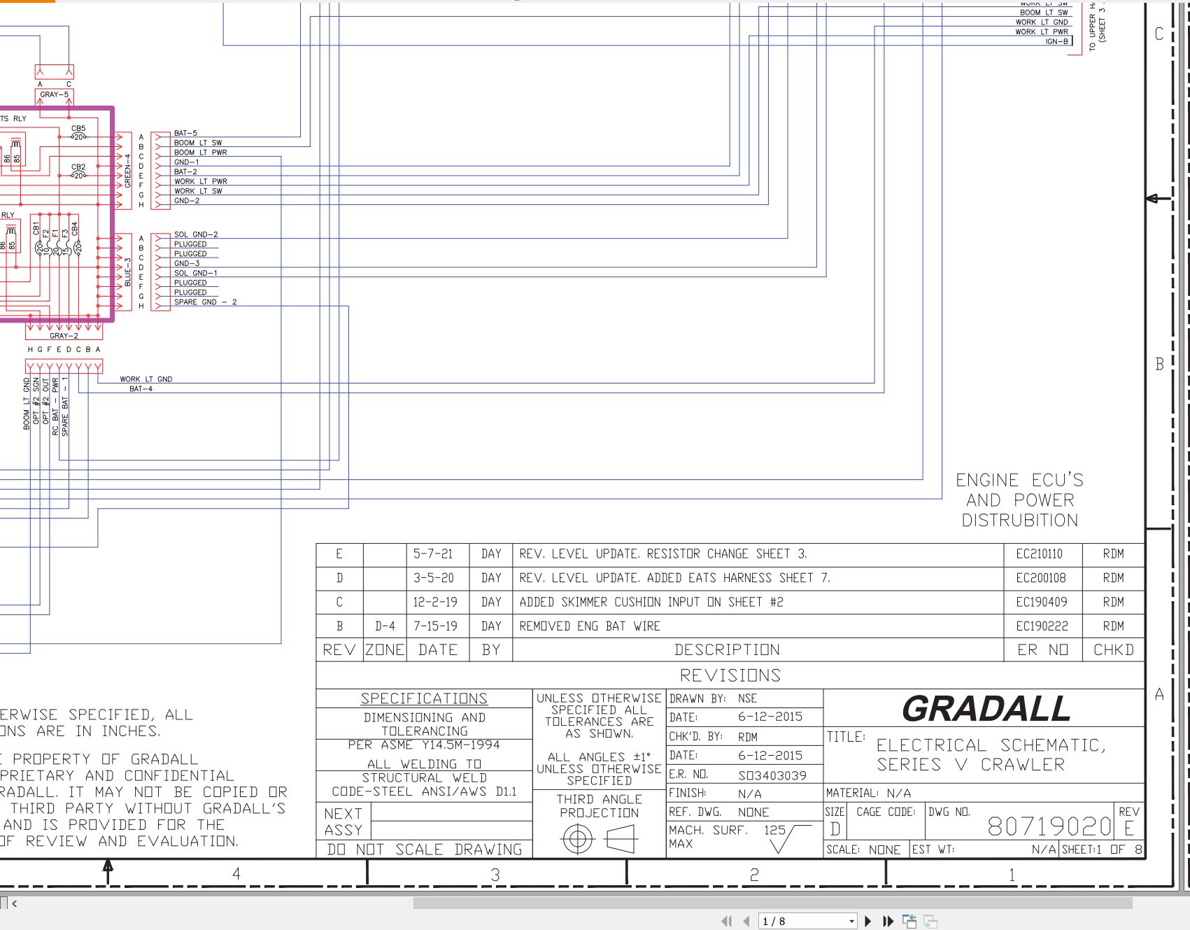 Gradall Excavator XL4200 Operators Parts Service Manual (3)