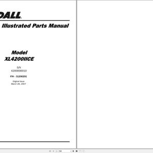 Gradall Excavator XL4200IICE Illustrated Parts Manual (1)