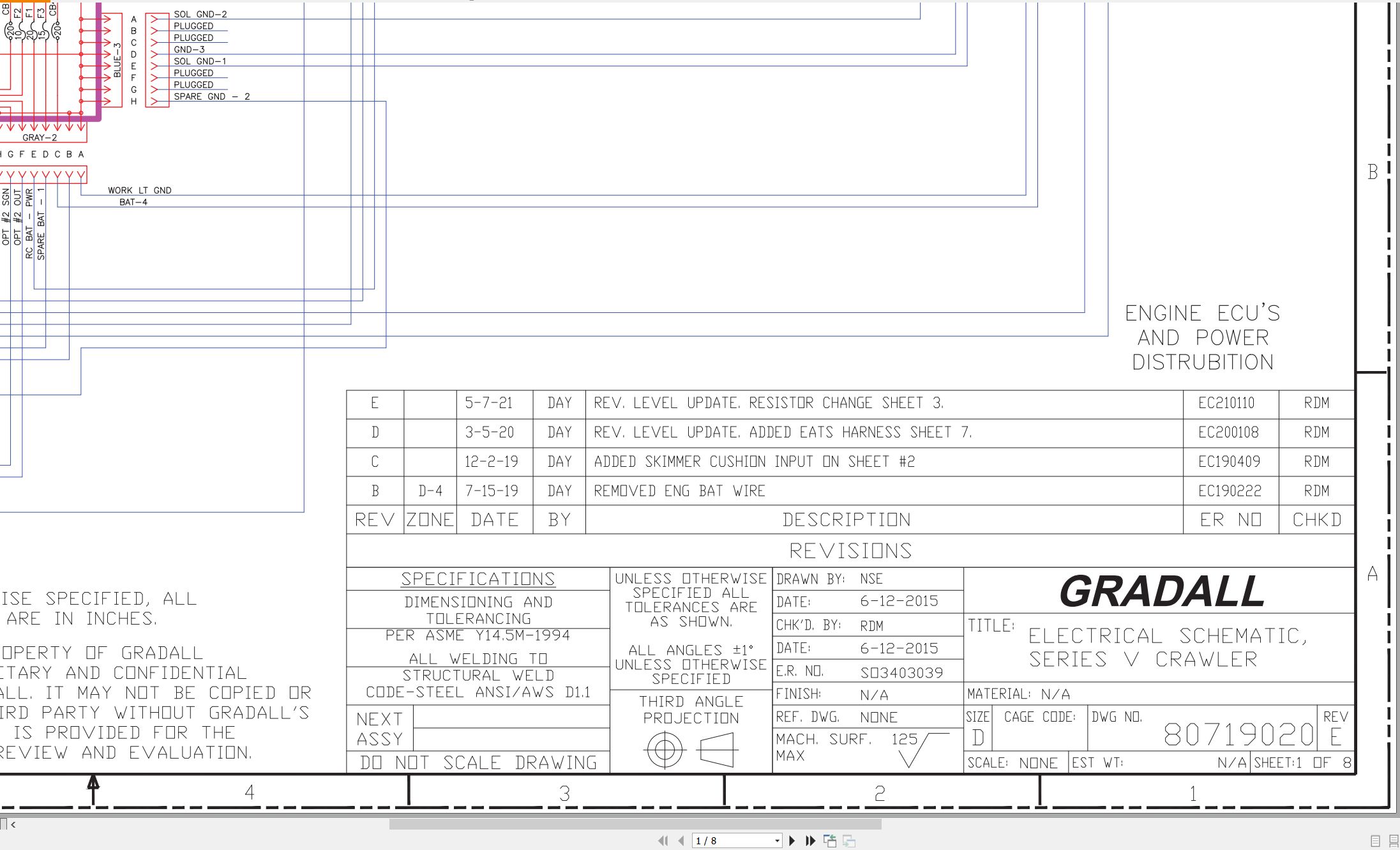 Gradall Excavator XL4200V Operators Parts Service Manual EN FR (3)