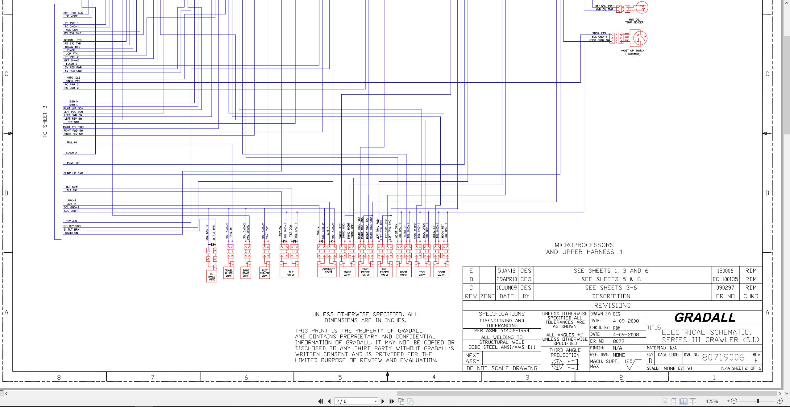 Gradall Excavator XL4210III Operators Parts Service Manual (3)