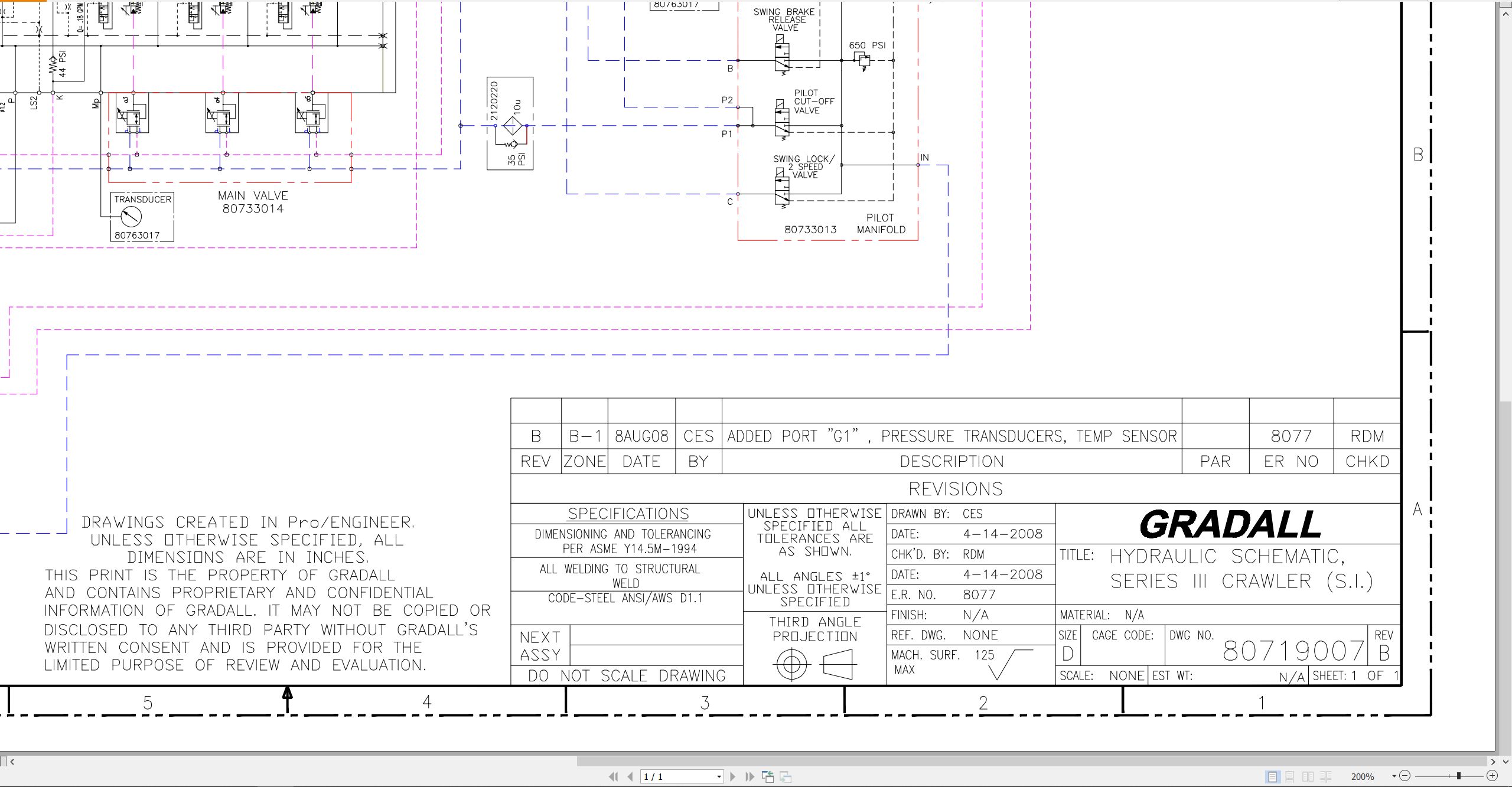 Gradall Excavator XL4210III Operators Parts Service Manual (4)
