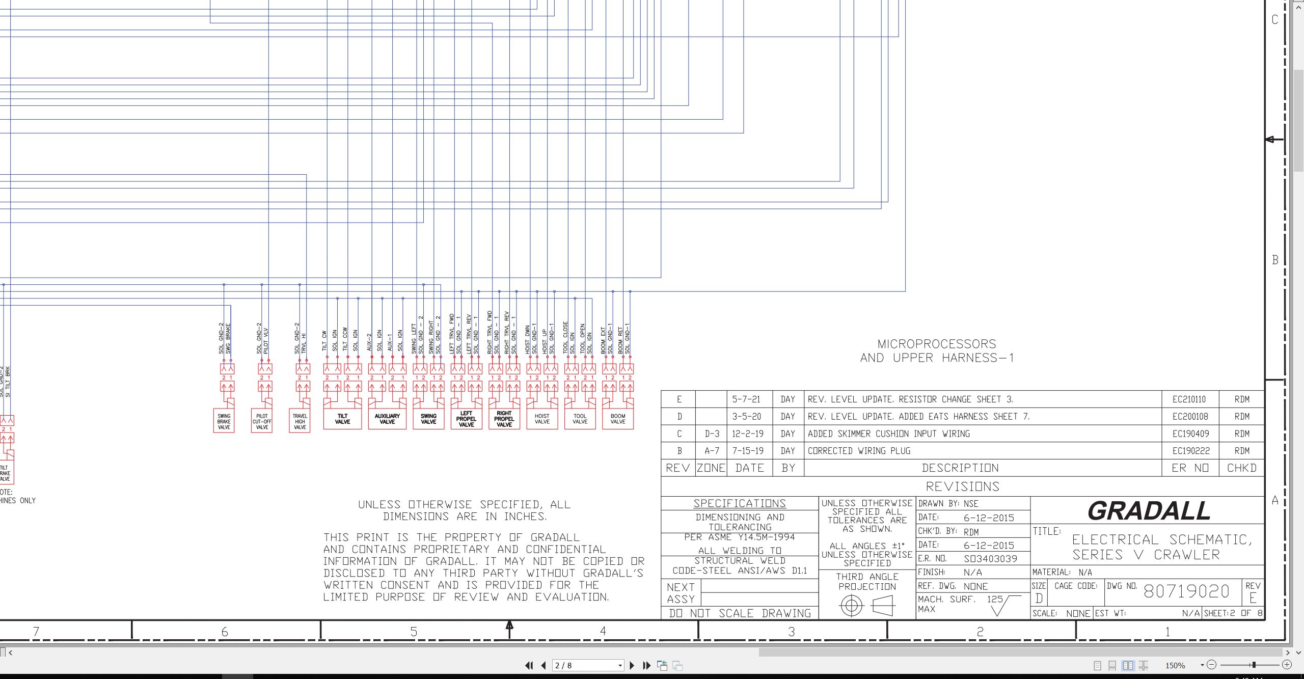 Gradall Excavator XL4240V Operators Parts Service Manual (3)