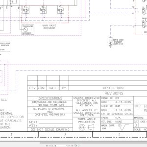 Gradall Excavator XL4310V Electrical Hydraulic Schematic (1)