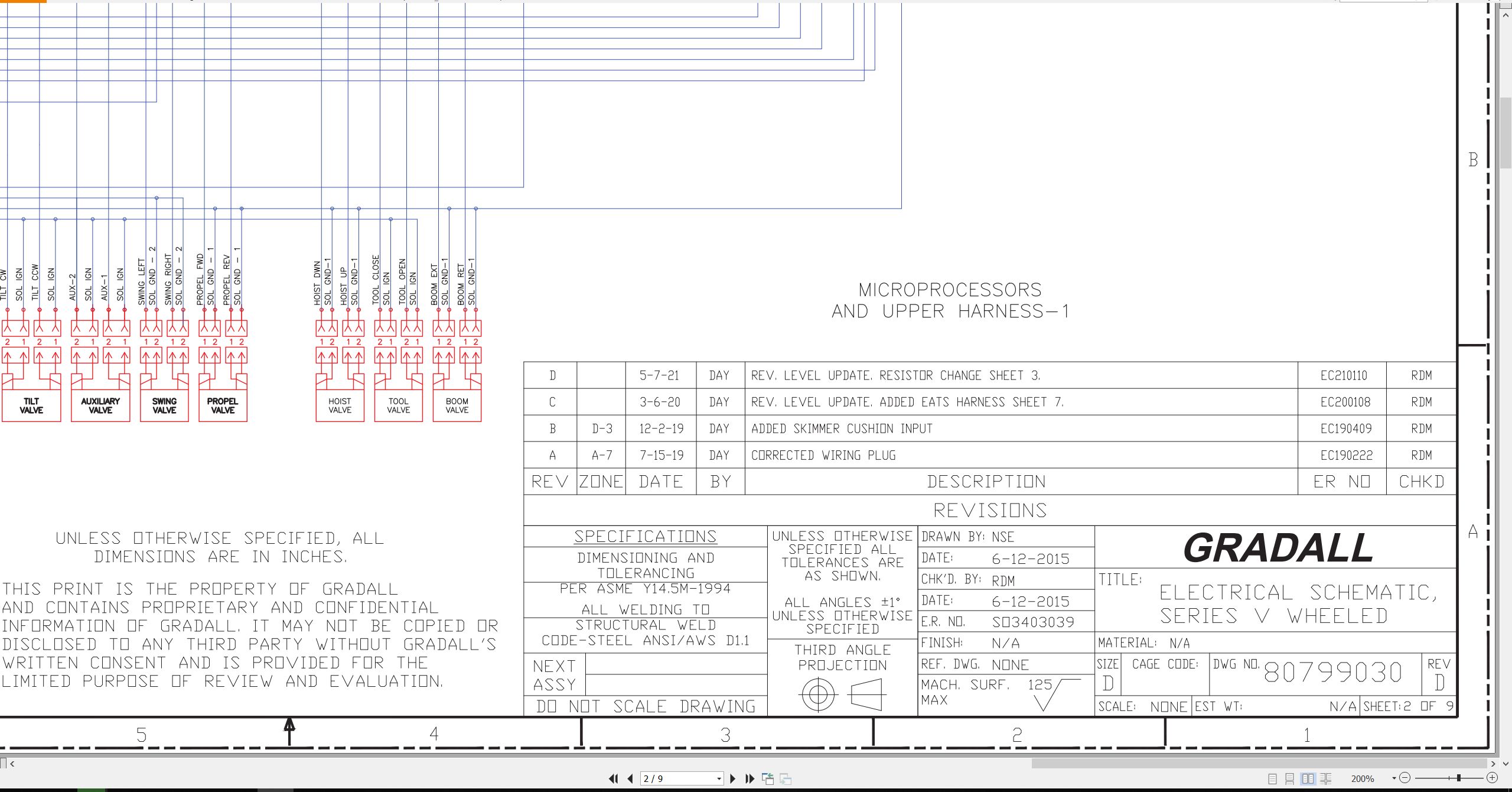 Gradall Excavator XL4320 Operators Parts Service Manual (4)