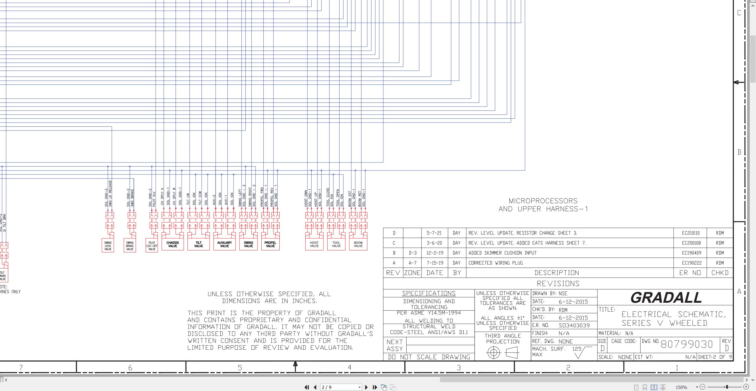 Gradall Excavator XL4340V Operators Parts Service Manual (3)