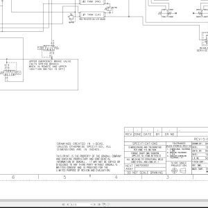 Gradall Excavator XL4500IV Air Schematic 80789128 (1)