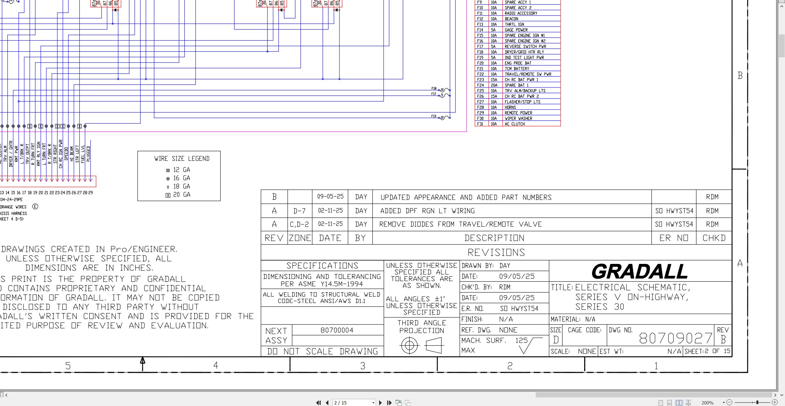 Gradall Excavator XL5100 Operators Parts Service Manual (3)
