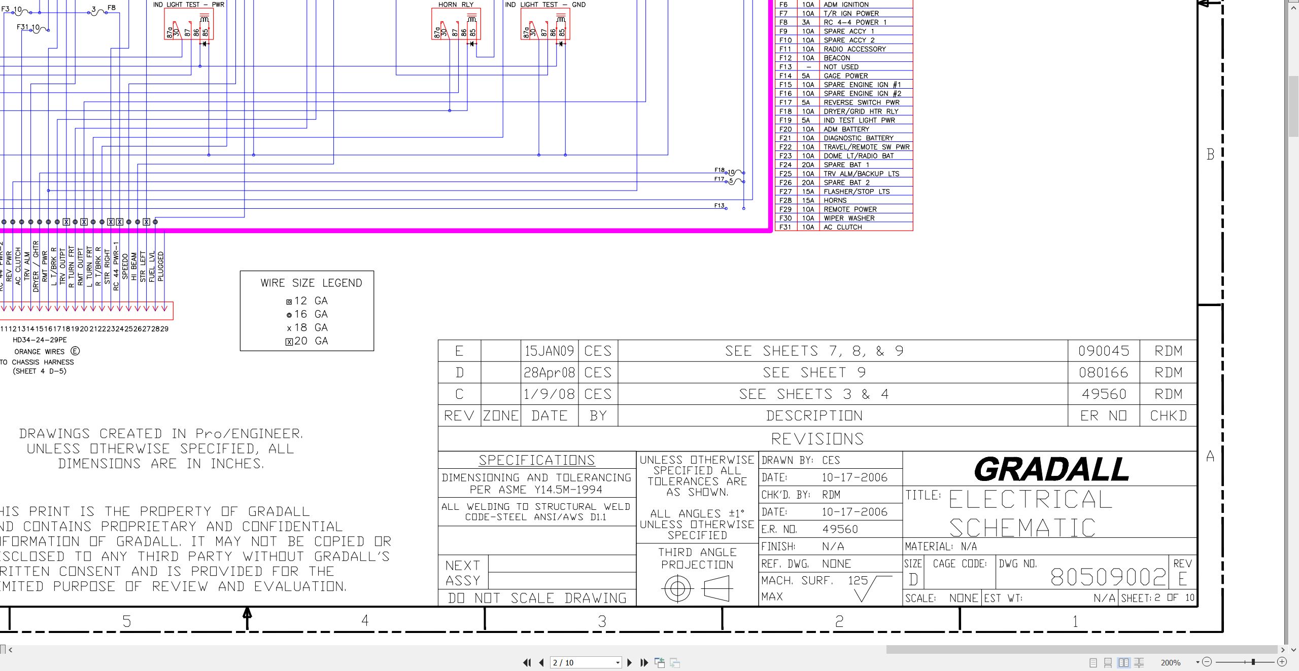 Gradall Excavator XL5100III Operators Parts Service Manual (3)