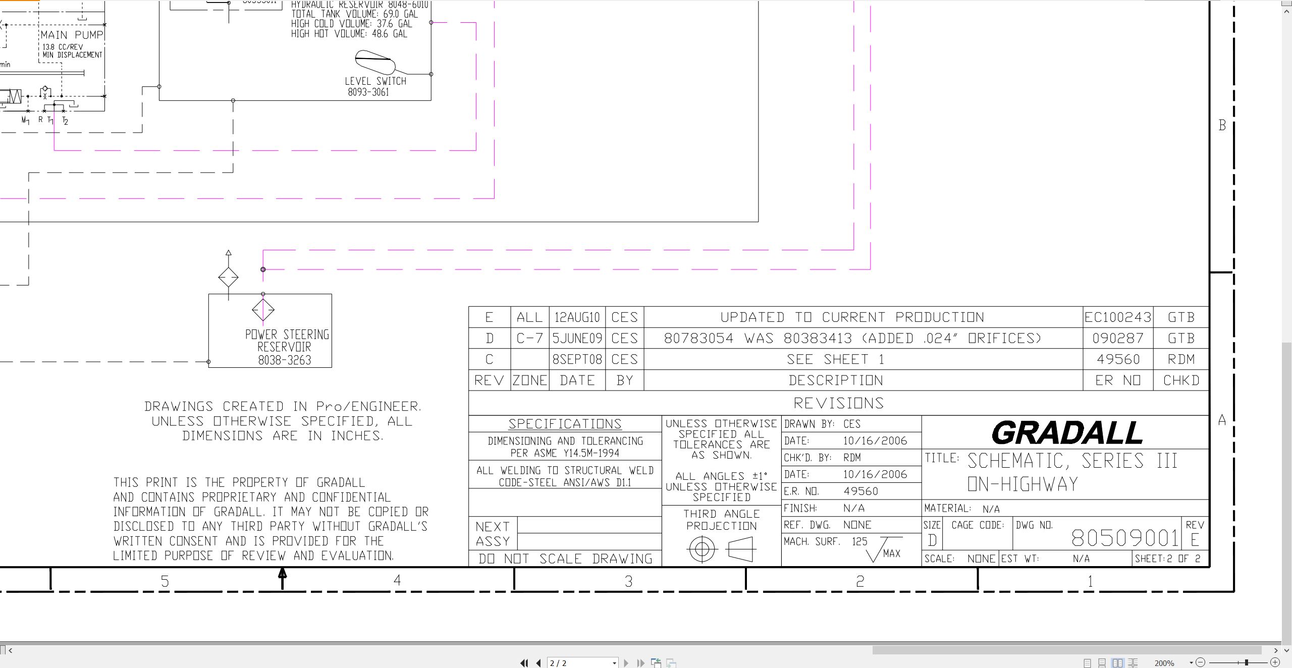 Gradall Excavator XL5100III Operators Parts Service Manual (4)