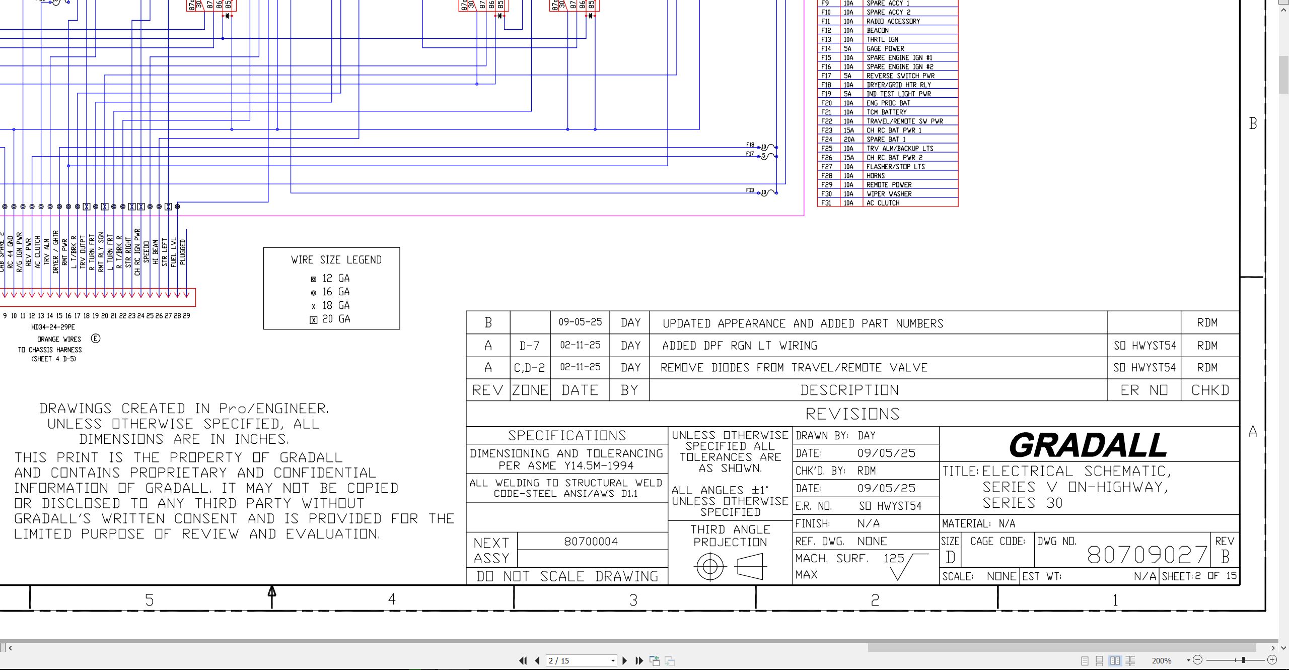 Gradall Excavator XL5100V Operators Parts Service Manual (3)
