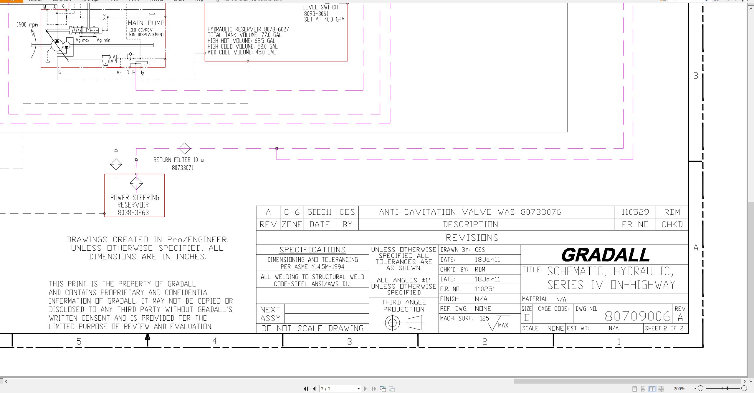 Gradall Excavator XL5100V Operators Parts Service Manual (4)