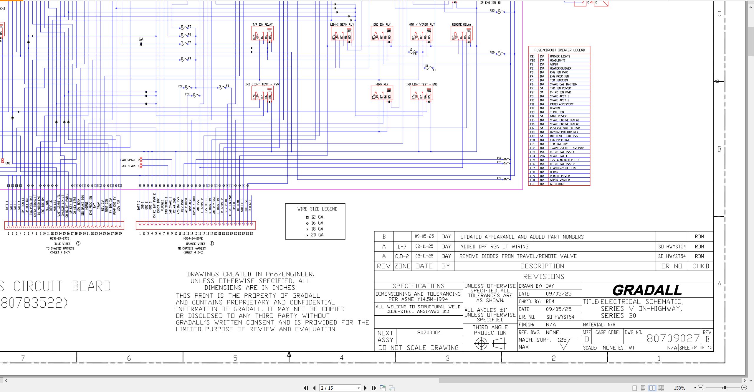 Gradall Excavator XL5130V Operators Parts Service Manual (3)