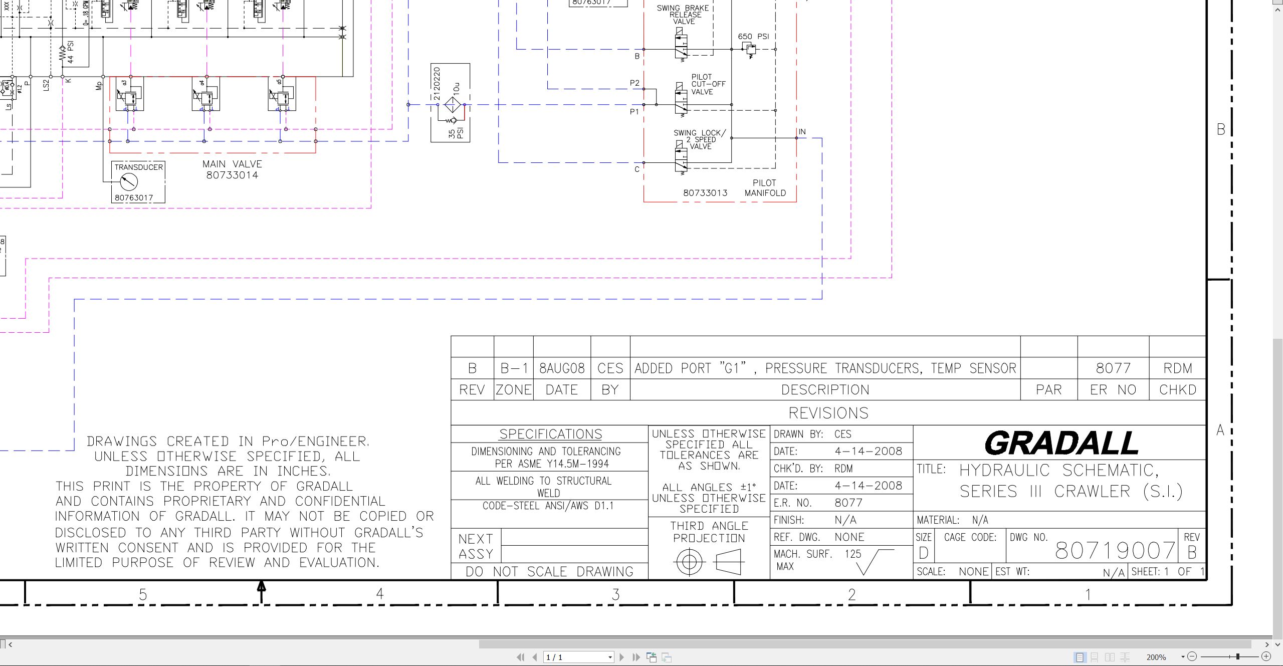 Gradall Excavator XL5210 Operators Parts Service Manual (4)
