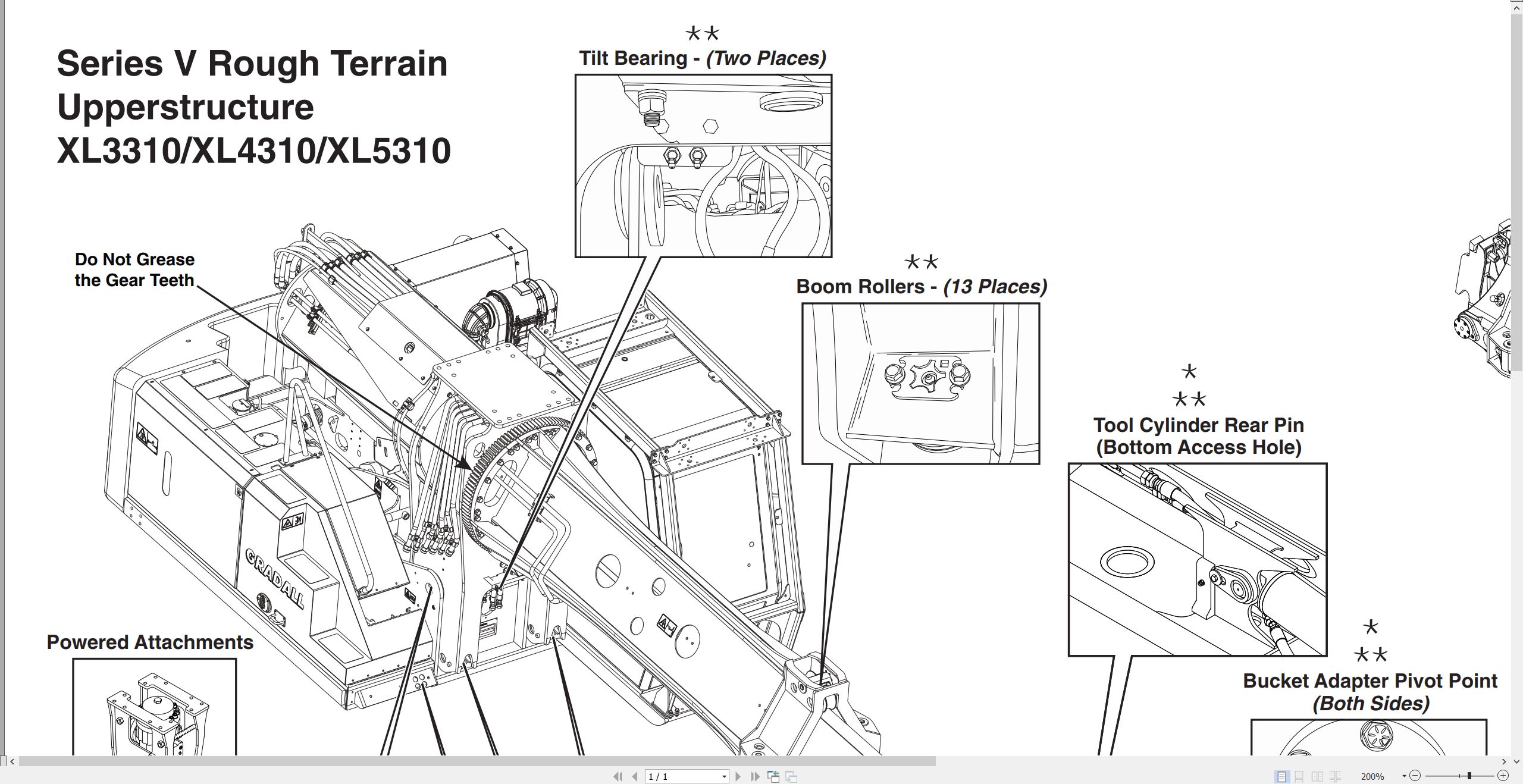 Gradall Excavator XL5310 Electrical Schematic (2)