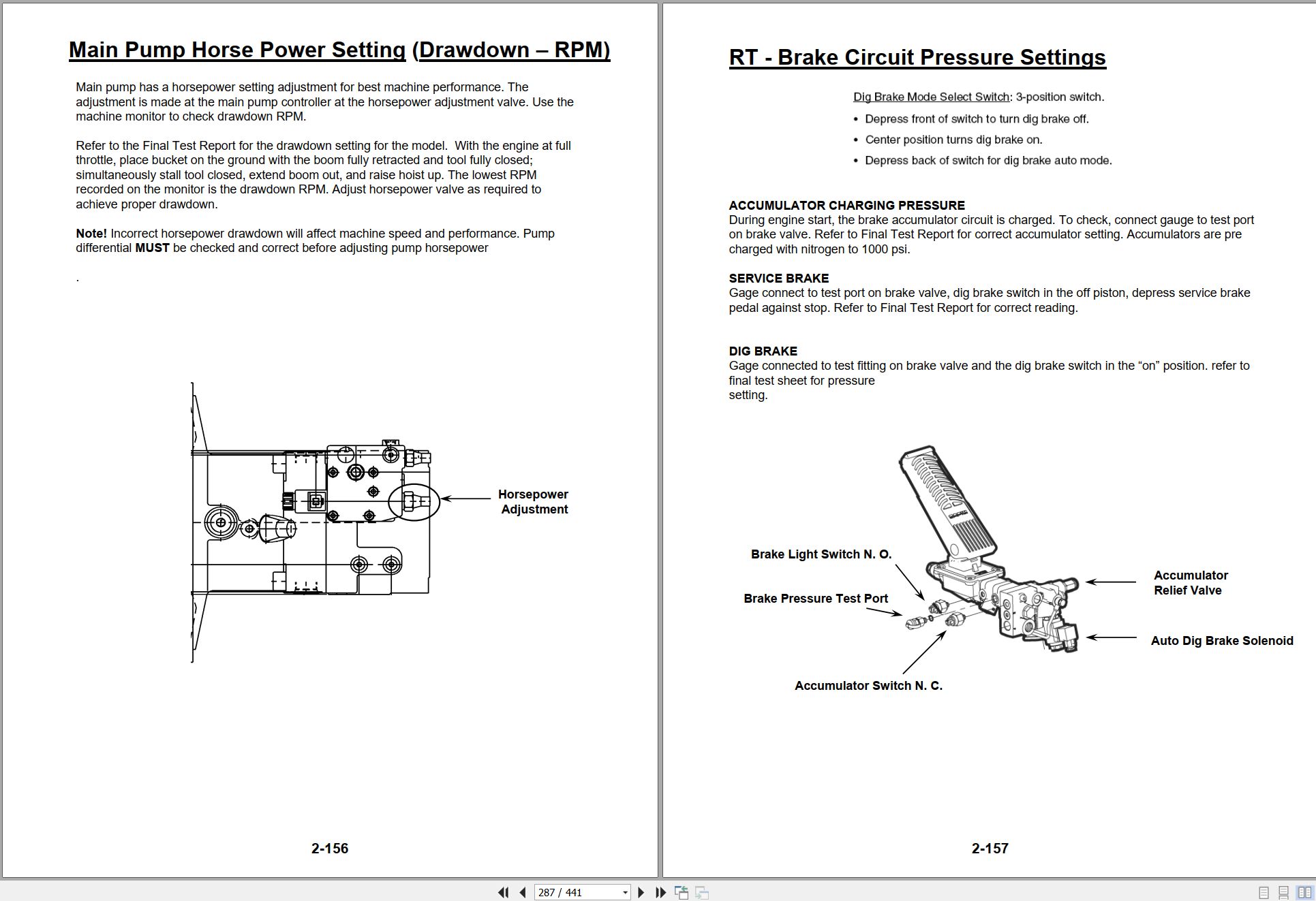 Gradall Excavator XL5310III Operators Parts Service Manual (2)