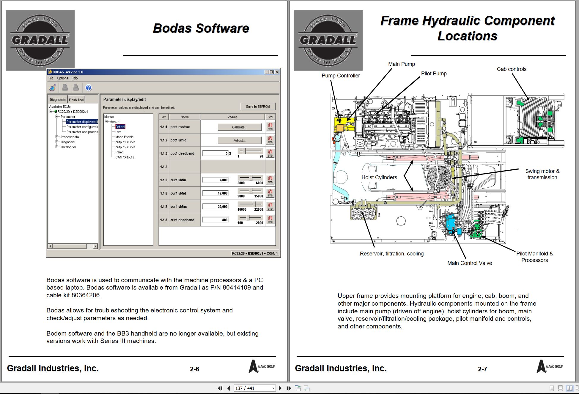 Gradall Excavator XL5320III Operators Parts Service Manual (2)