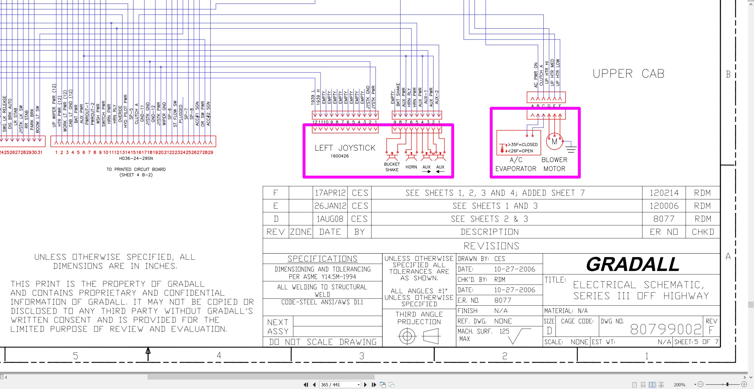 Gradall Excavator XL5320III Operators Parts Service Manual (3)