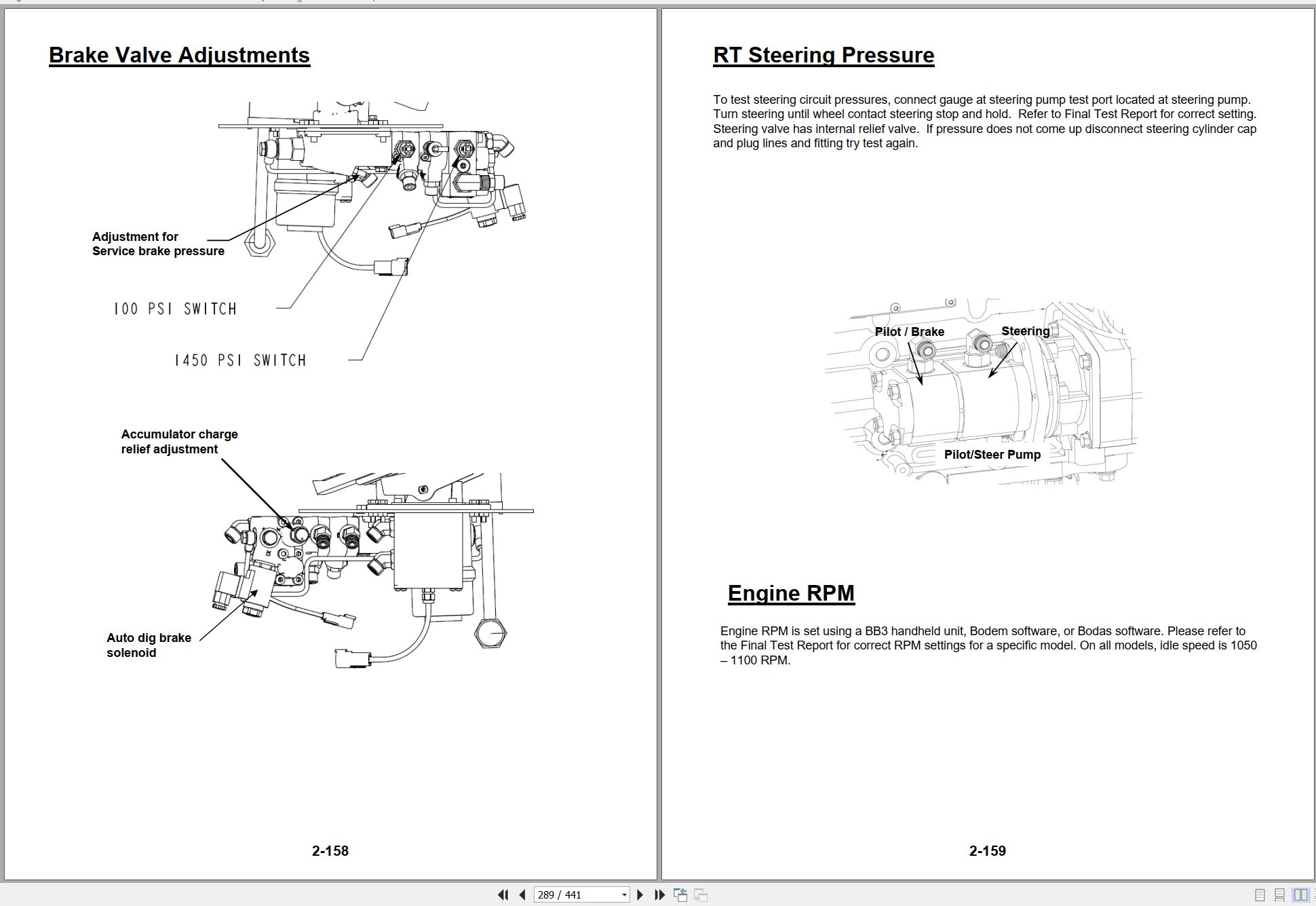 Gradall Telescopic Hydraulic Excavator XL3310 Operators Parts Service Manual (2)