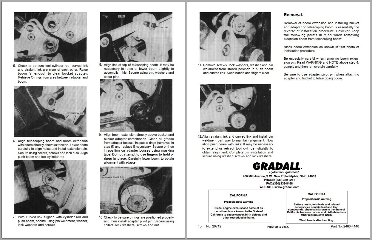 Gradall Wheeled Excavator XL4300IICE Operators Service Manual 31200155 2006 (2)