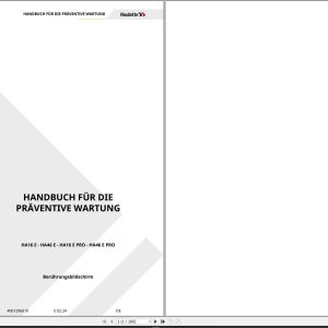 Haulotte Articulating Boom HA16 E to HA46 E PRO Maintenance Manual 4001296610 10.2023 DE (1)